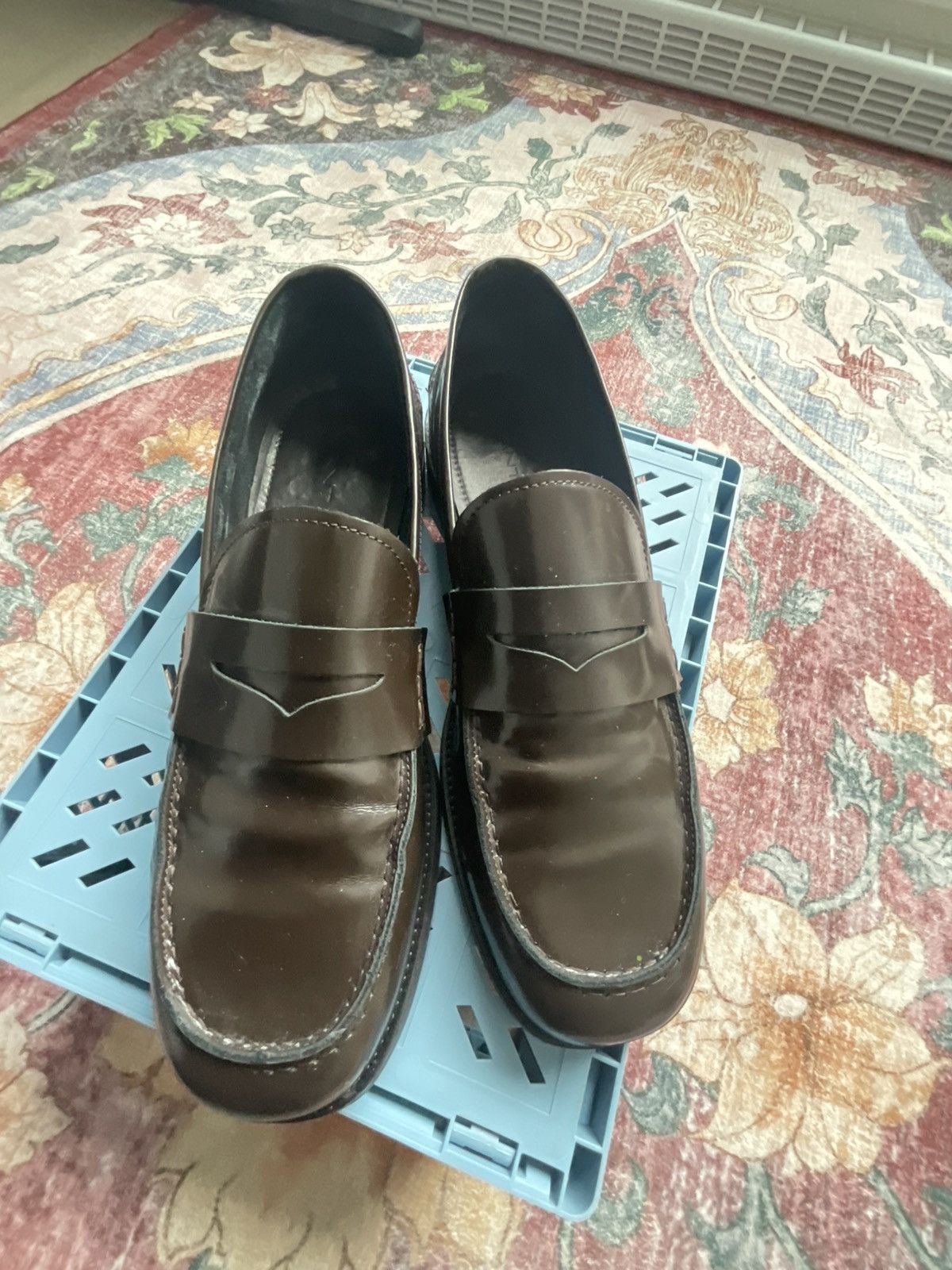 Gant Gant burgundy leather loafers Size US 10.5 / EU 43-44 - 4 Thumbnail