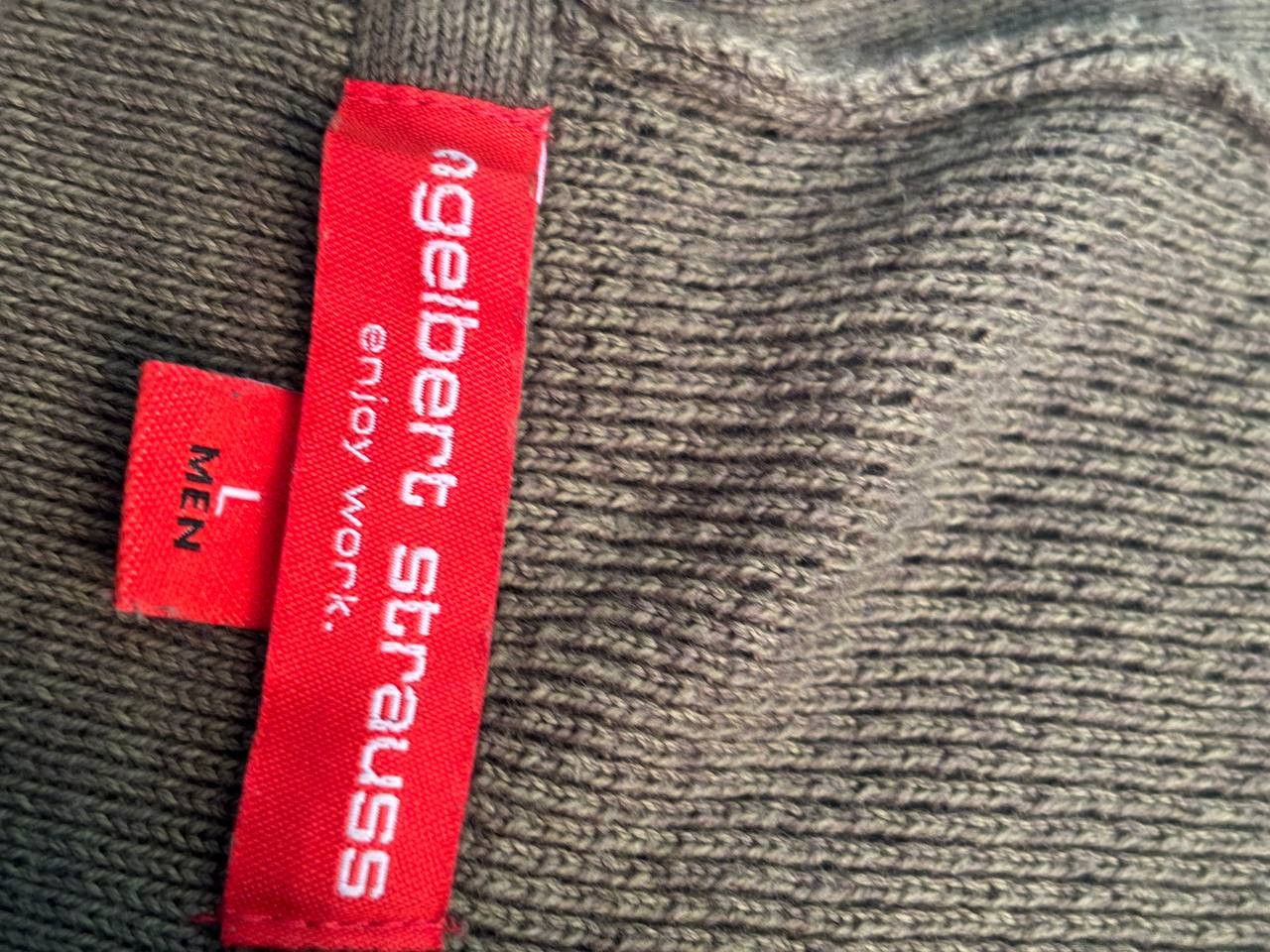 Other Engelbert Strauss Knitted Cotton Hoody Olive Green Size L Size US L / EU 52-54 / 3 - 12 Thumbnail