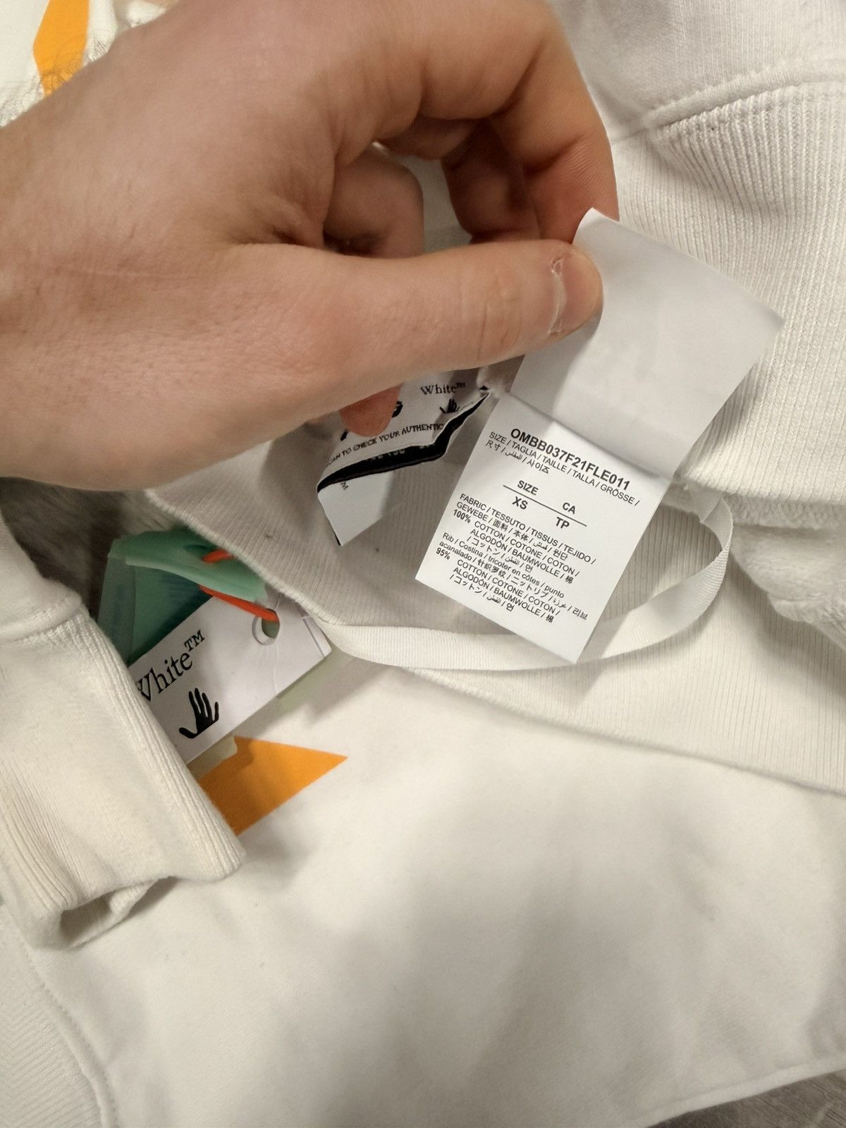 Off-White Off White XXS Hoodie Arrows Size US XXS / EU 40 - 5 Thumbnail
