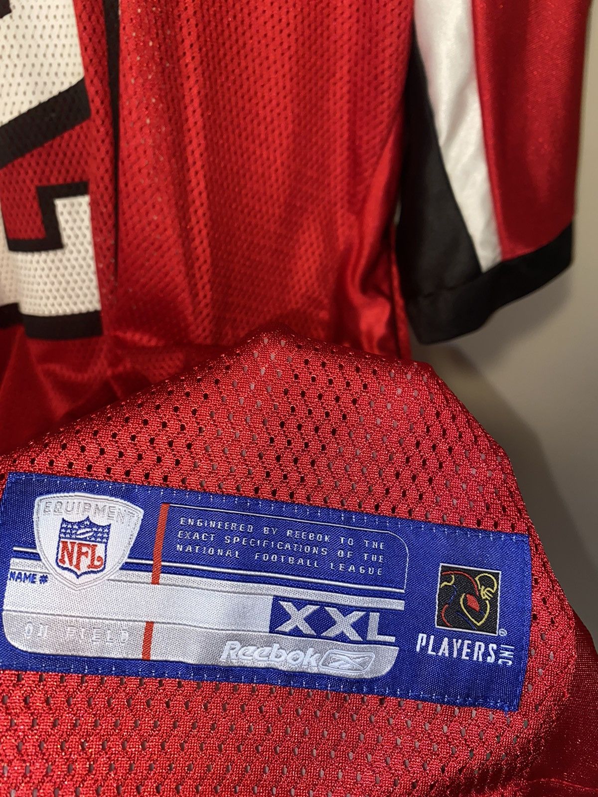 NFL Vintage NFL Deangelo Hall Authentic Atlanta Falcons Jersey Size US XXL / EU 58 / 5 - 9 Thumbnail