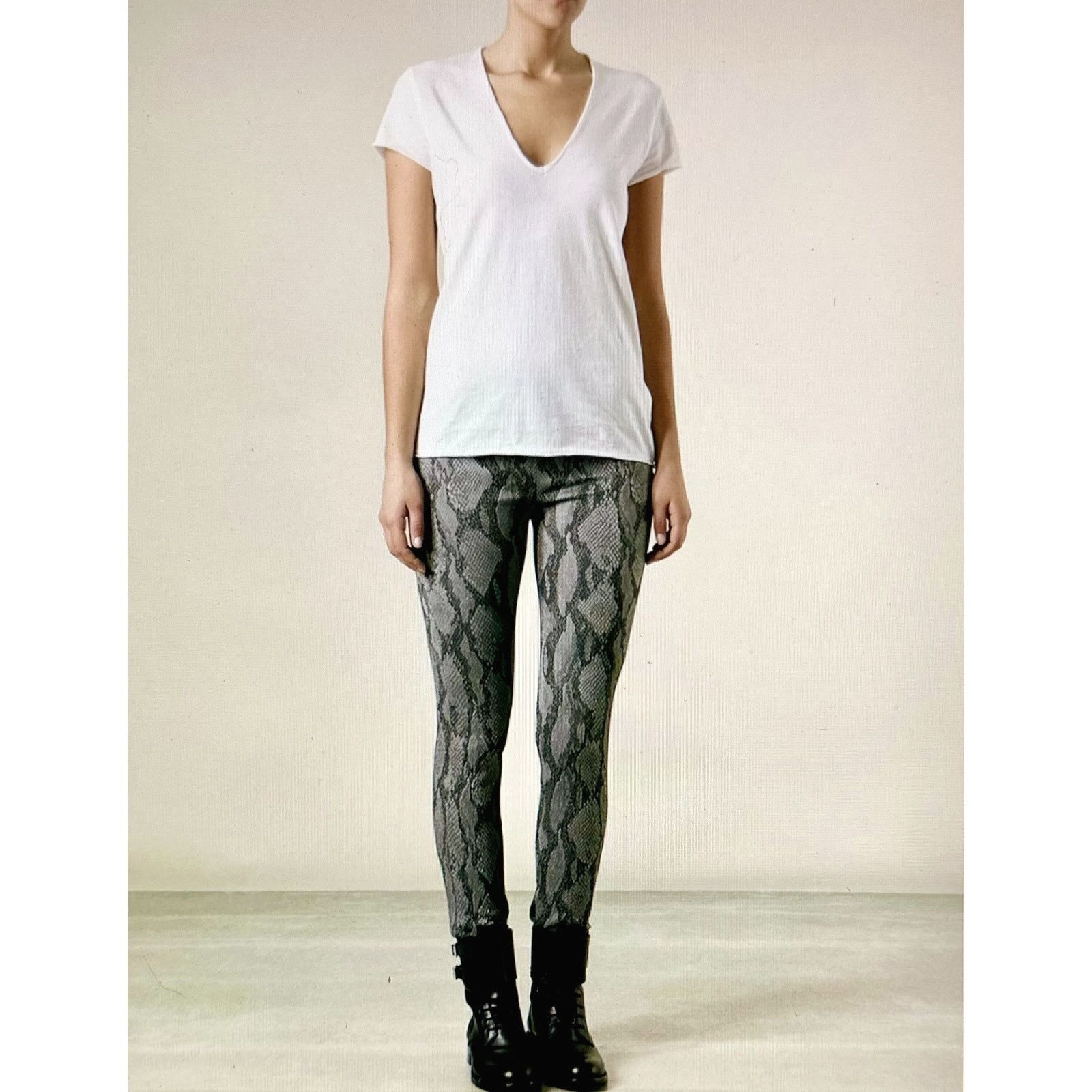 Zadig & Voltaire Zadig & Voltaire Pharell Python Pants Skinny 36 (S) Size 26" / US 2 / IT 38 - 2 Thumbnail