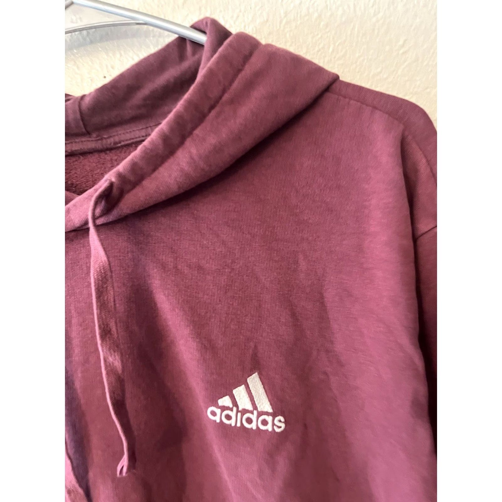 Adidas Adidas Hoodie Mens L Red White Hooded Sweatshirt Casual Outdoor Distresed Pullover Sports Logo Size US L / EU 52-54 / 3 - 2 Thumbnail