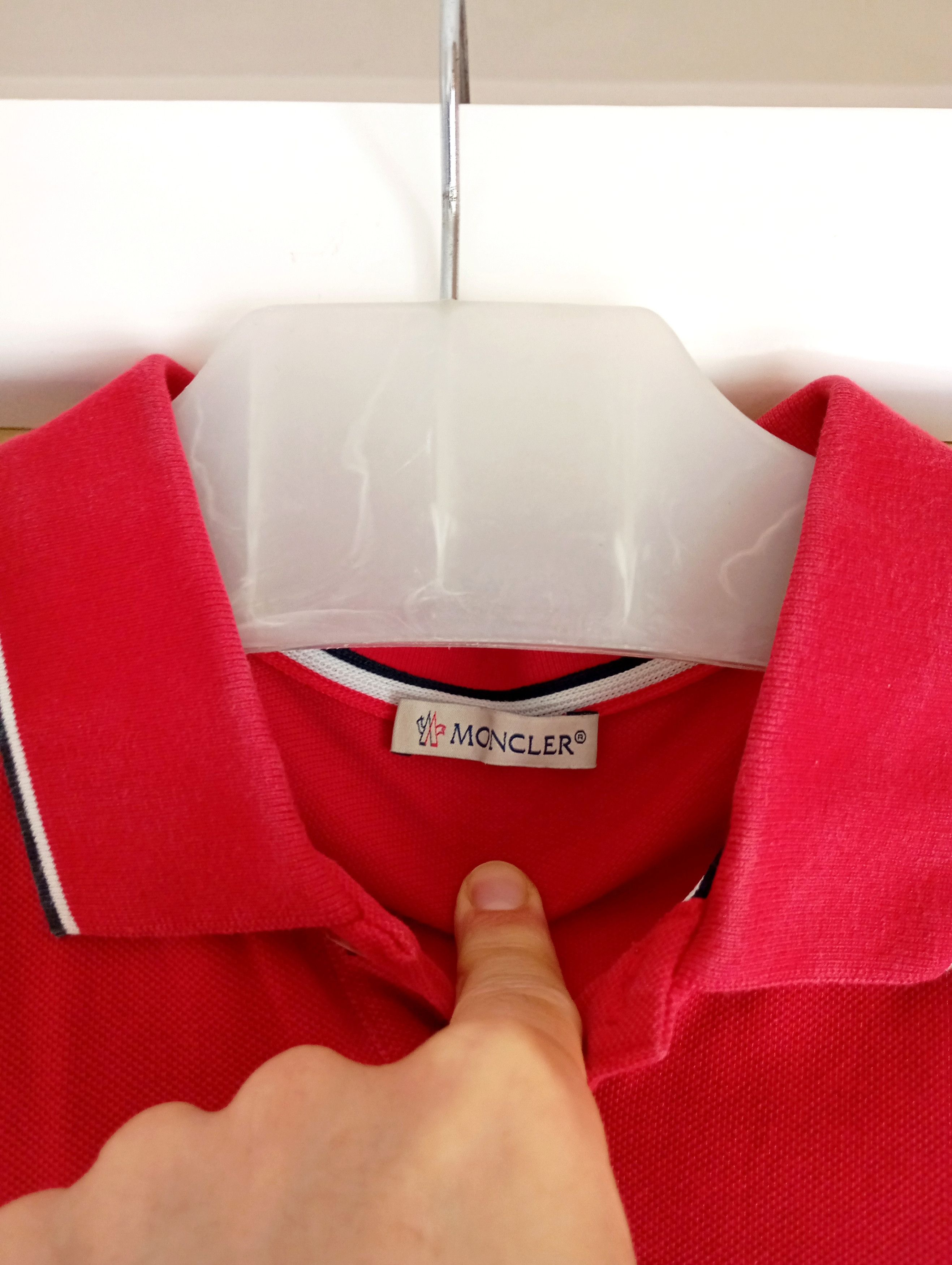 Moncler Moncler Maglia Polo Manica Corta Polo Shirt Size US L / EU 52-54 / 3 - 5 Thumbnail
