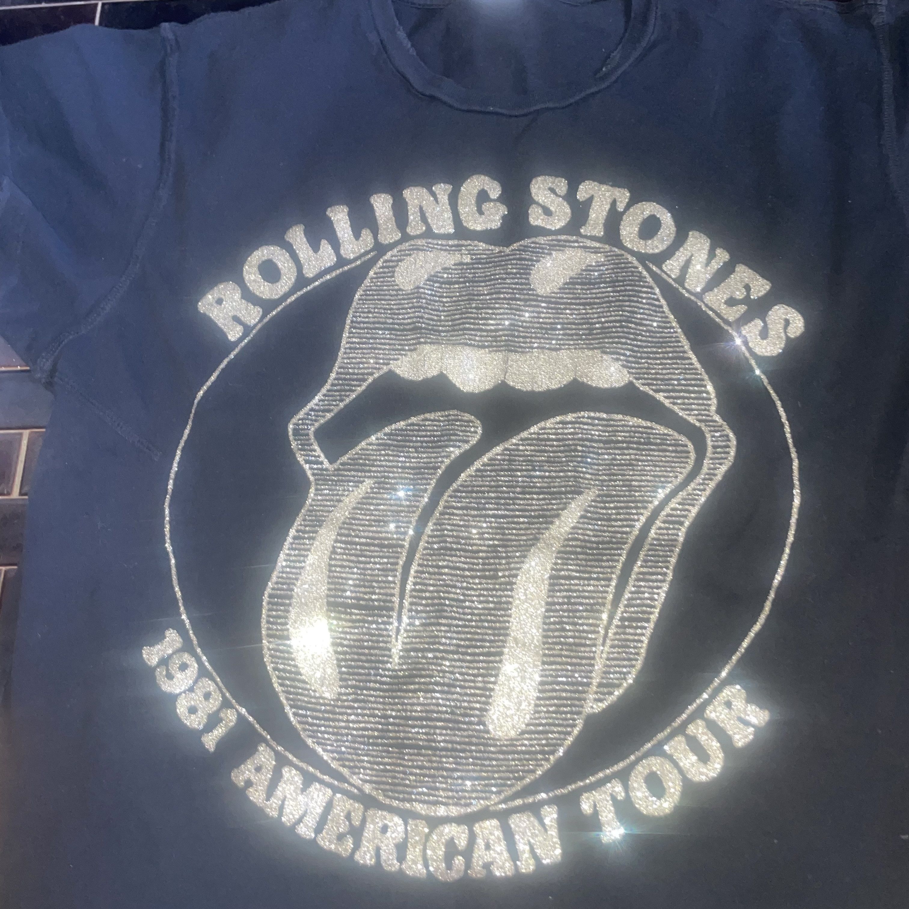 MadeWorn The Rolling Stones Single Stitch Distressed USA Size US M / EU 48-50 / 2 - 2 Thumbnail
