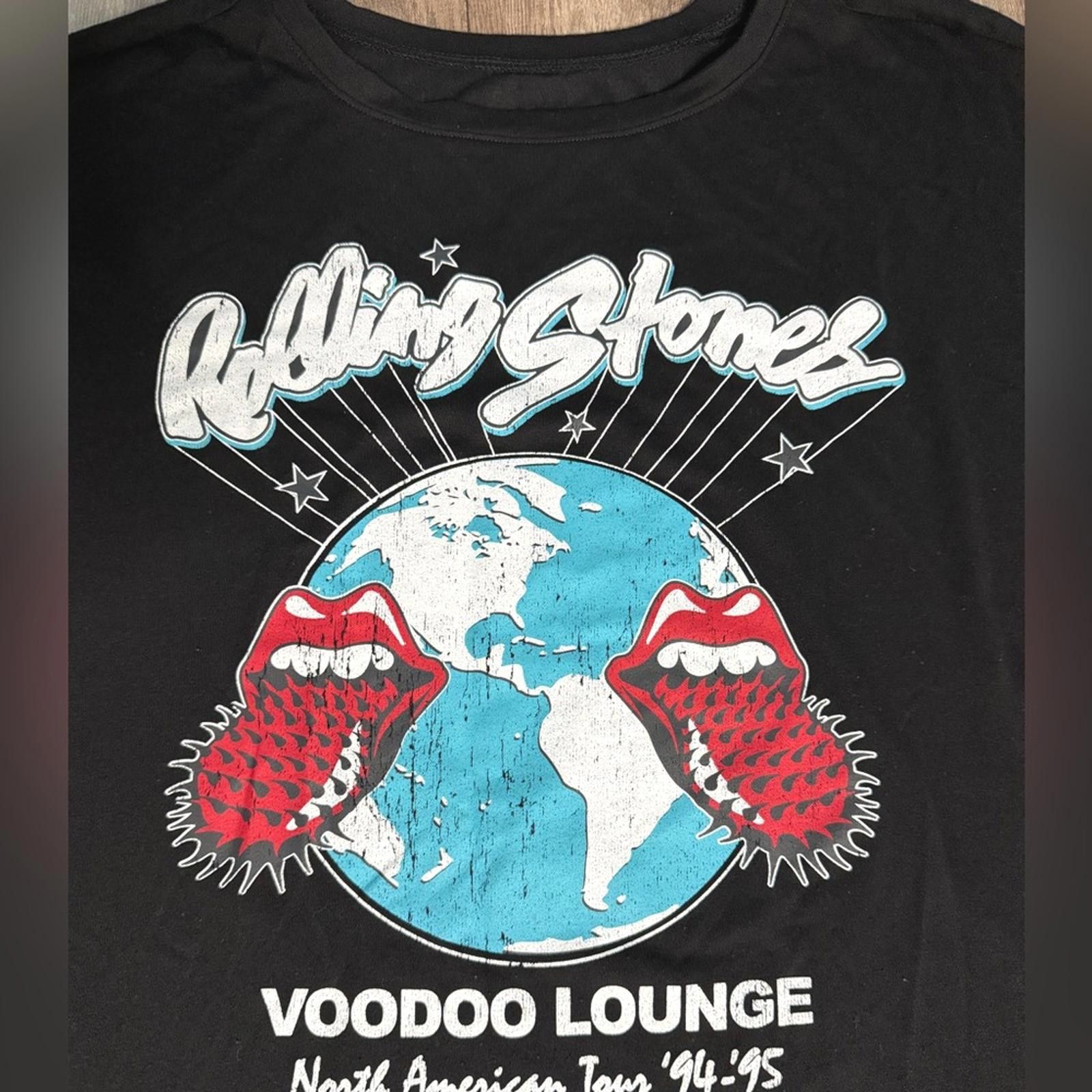 Other Rolling Stones Voodoo Lounge Black T-Shirt Size 3XL / US 20-22 - 3 Thumbnail