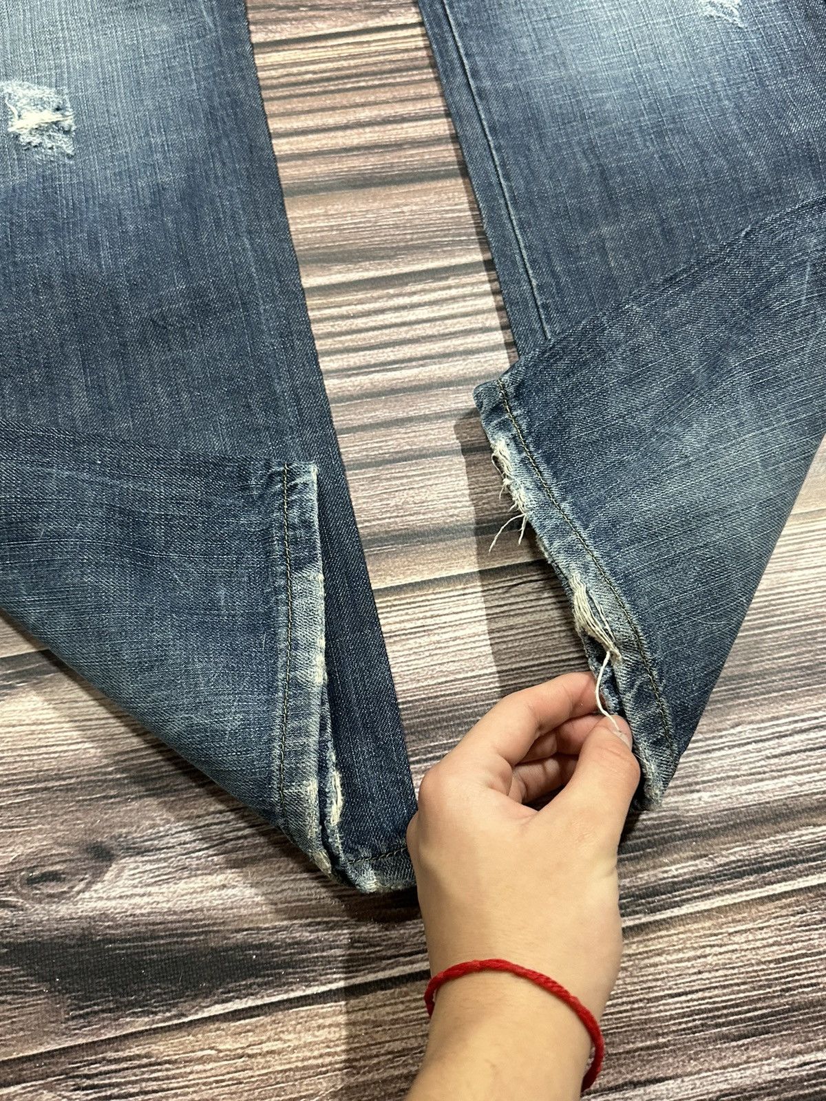 Japanese Brand Vintage Japanese Brand Distressed Jeans Angel Devil Size US 34 / EU 50 - 2 Thumbnail