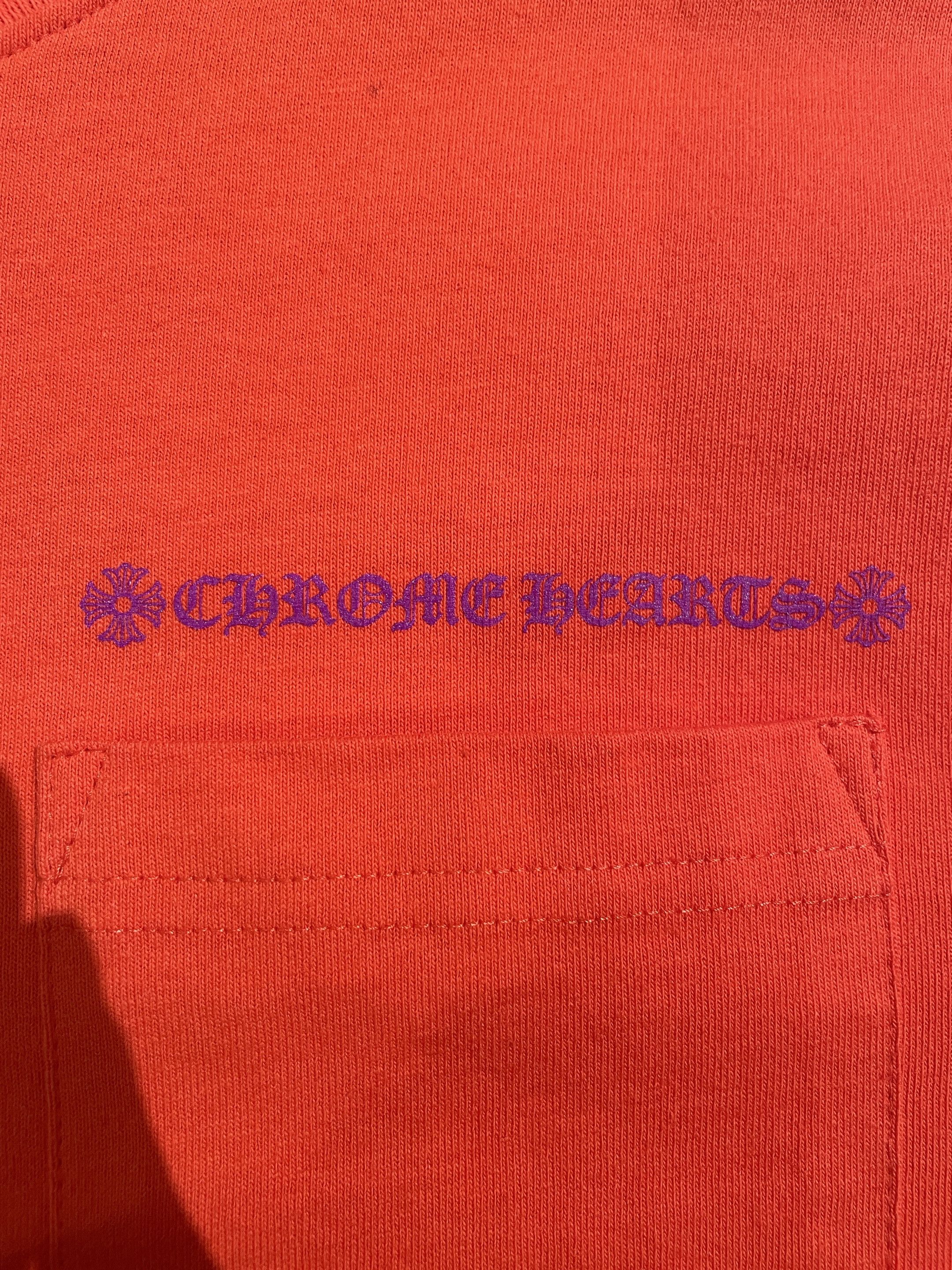 Chrome Hearts Chrome Hearts Matty Boy Red Flame Hearts Short Sleeve Tee Size US M / EU 48-50 / 2 - 5 Thumbnail