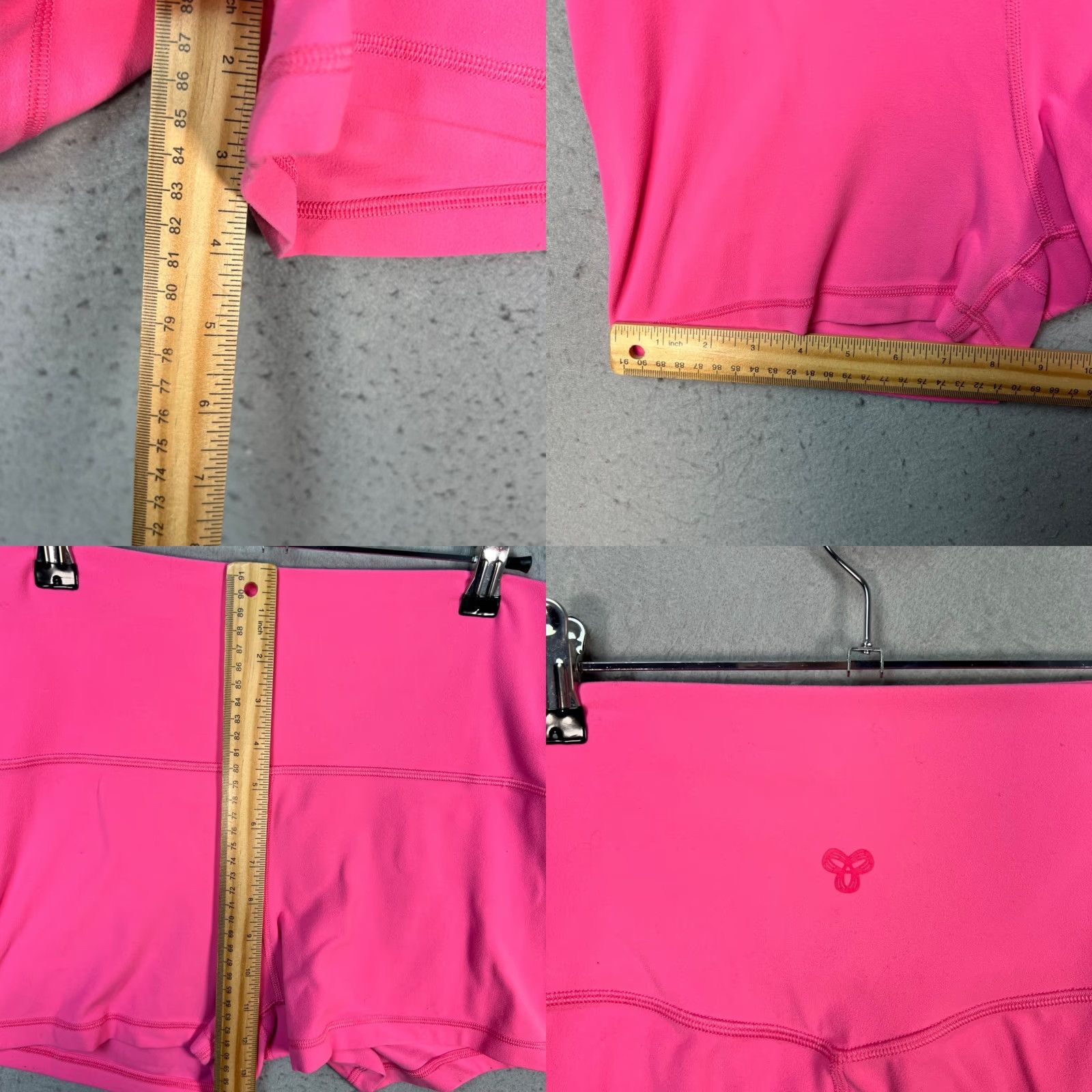 TNA Tnaction Womens Size Large Pink Sports Bra & Shorts SET Adjustable Straps - 2 Piece Activewear Tracksuit (L) Pink Womens Size 36" / US 14 / IT 50 - 9 Thumbnail