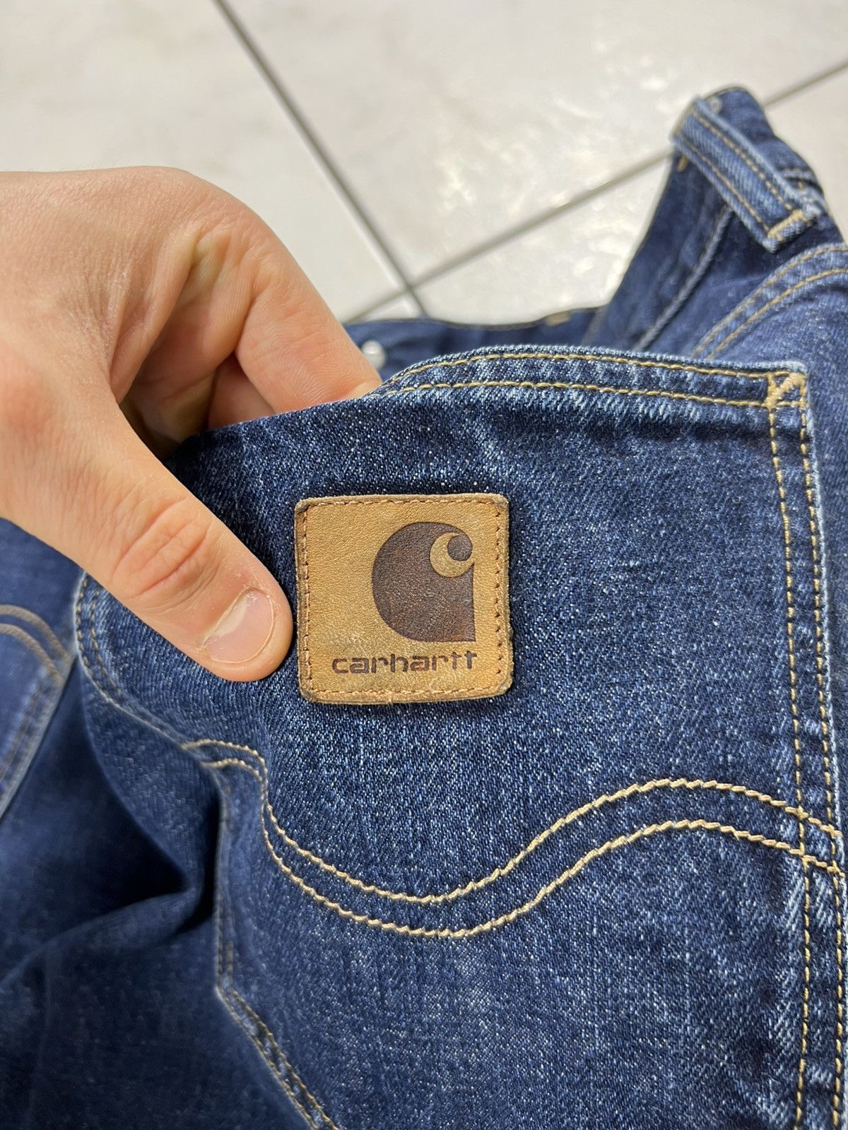 Carhartt Vintage Carhartt Marlow pant denim y2k navy baggy jeans Size US 32 / EU 48 - 14 Thumbnail