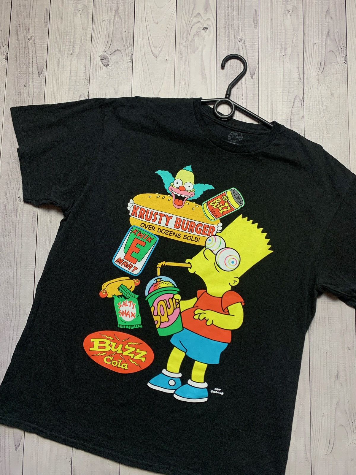 Cartoon Network Simpsons krusty burger buzz T-shirt size L tee Size US L / EU 52-54 / 3 - 2 Thumbnail