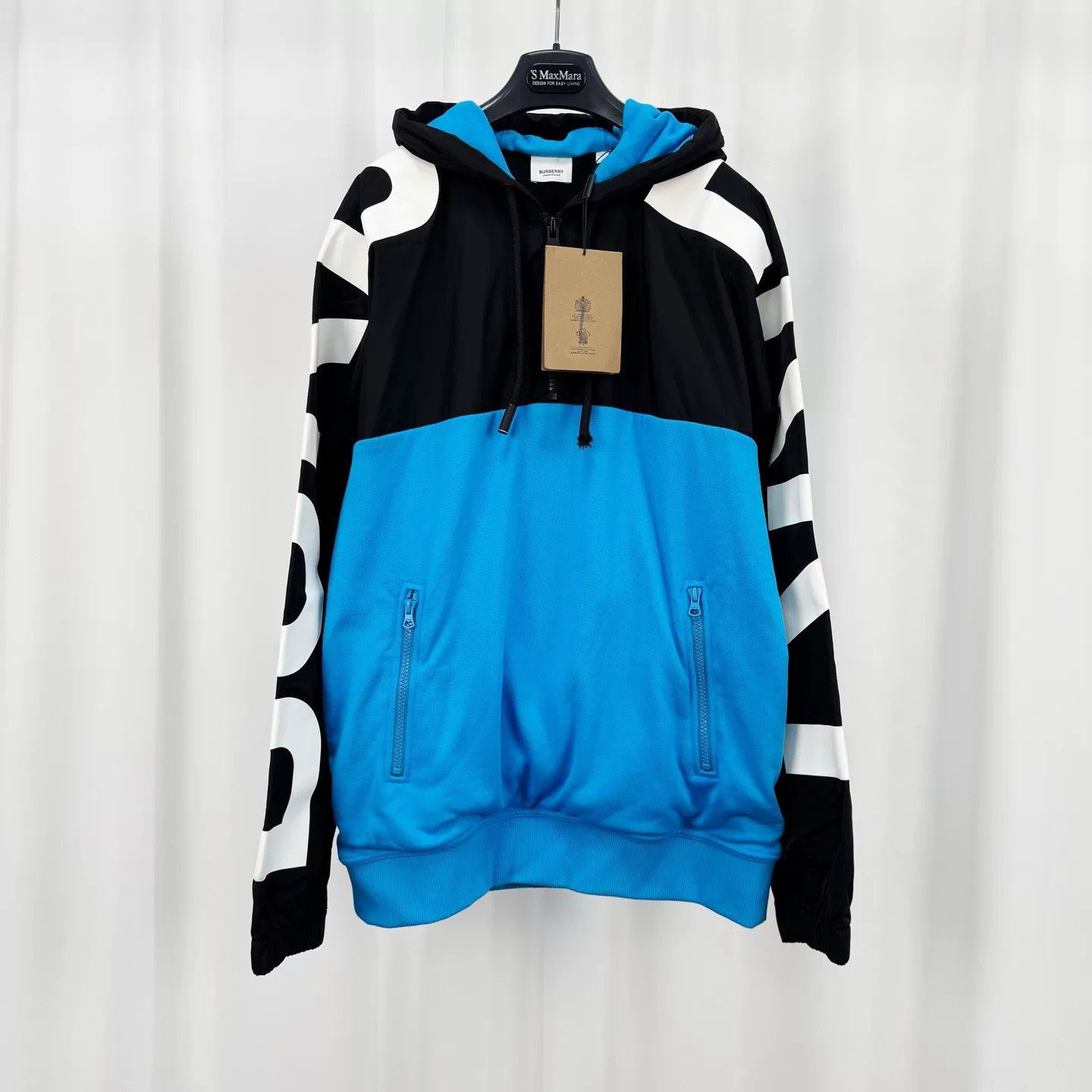 Burberry Burberry Half-Zip Letter Print Sweatshirt Size US S / EU 44-46 / 1 - 1 Thumbnail
