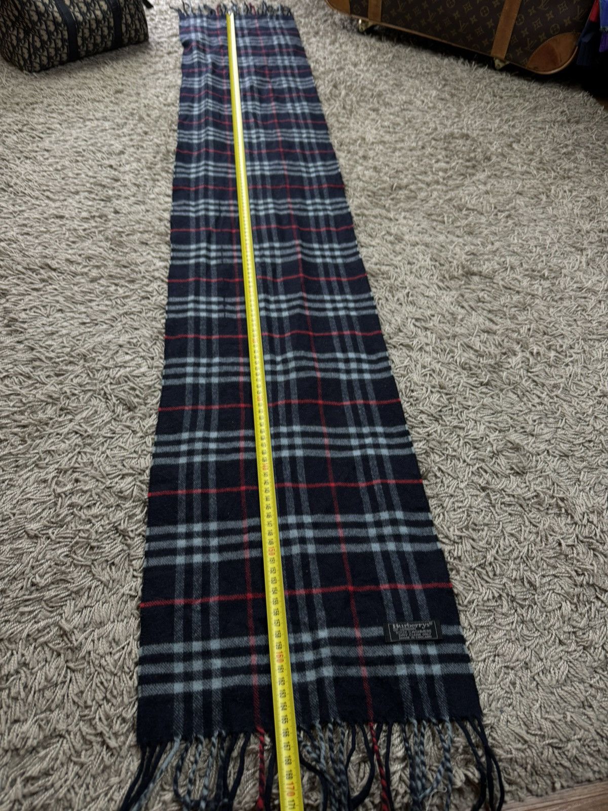 Burberry Vintage wool scarf Burberry’s 90s original luxury item Size ONE SIZE - 4 Thumbnail