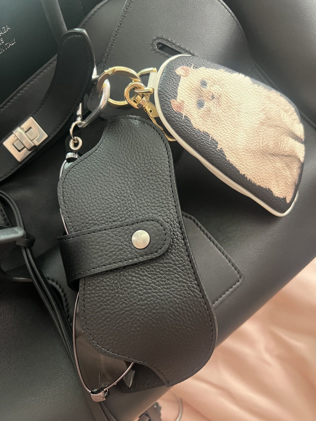 Yohji Yamamoto Yohji Yamamoto Leather sunglass Glasses Case card slot Size ONE SIZE - 7 Thumbnail