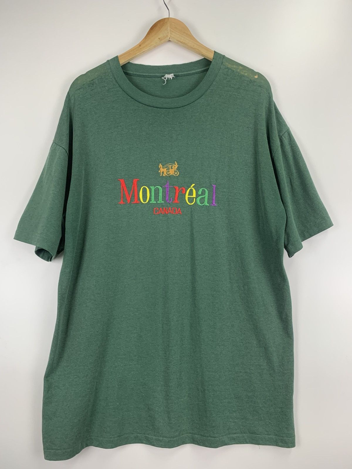 Vintage Vintage 90s Montreal Canada T-Shirt Size US M / EU 48-50 / 2 - 3 Thumbnail
