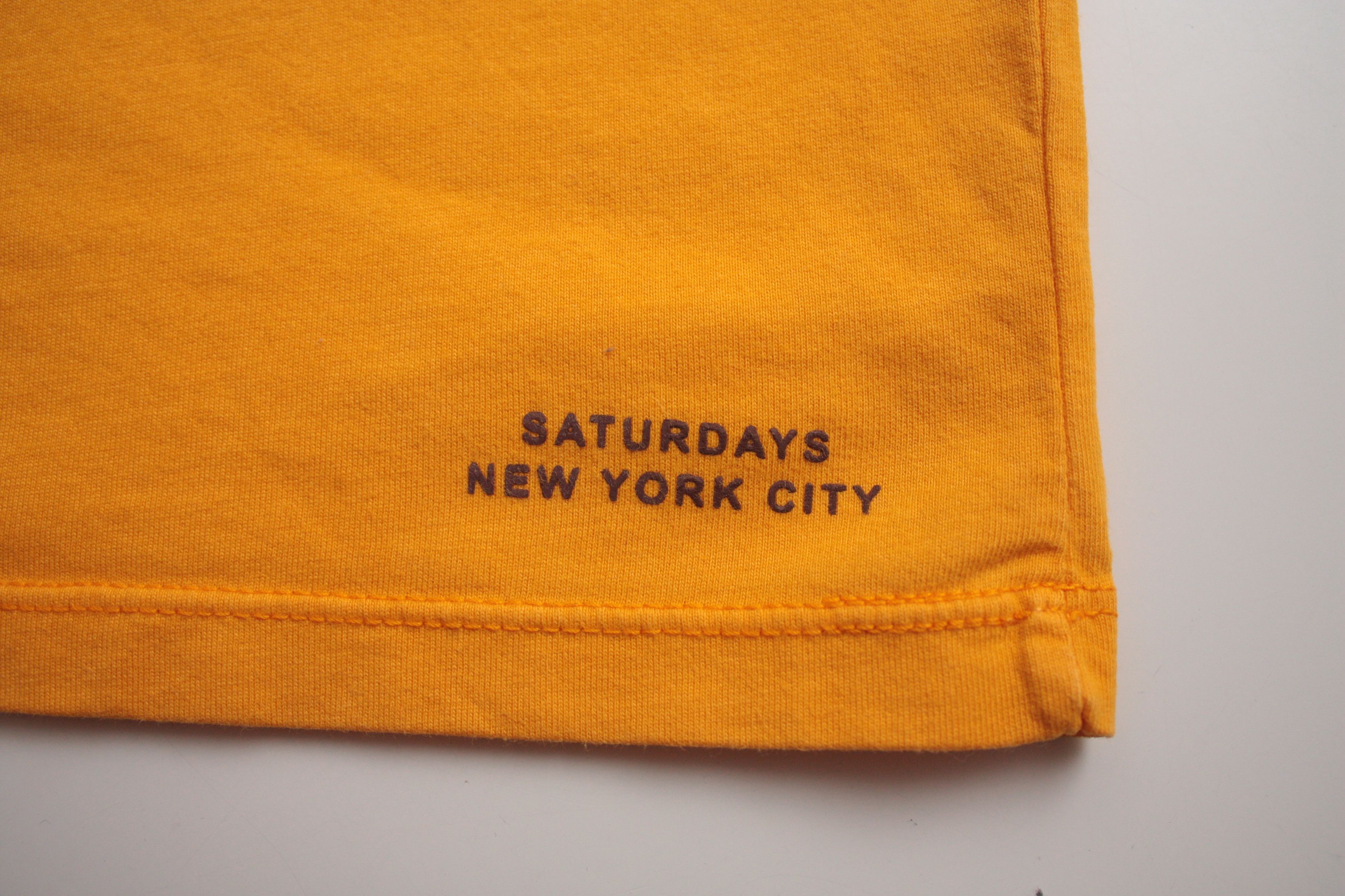 Saturdays NYC Saturdays New York City Yellow Longsleeve Tee Men's Small Size US S / EU 44-46 / 1 - 8 Thumbnail