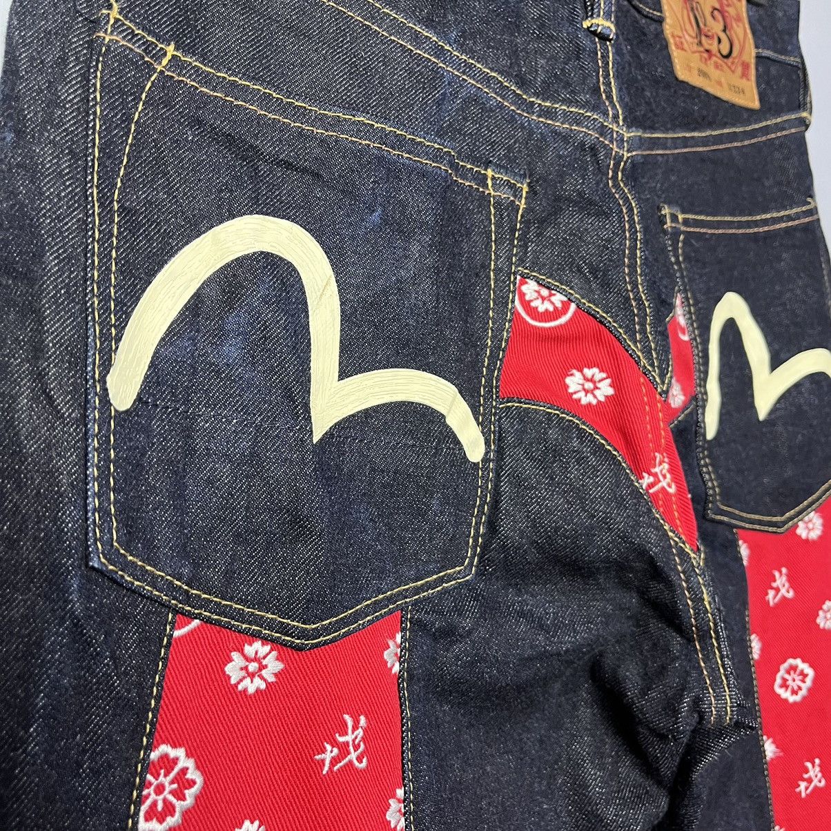 Evisu Evisu Red Seagull Daicock Selvedge Jeans Size US 31 - 11 Thumbnail