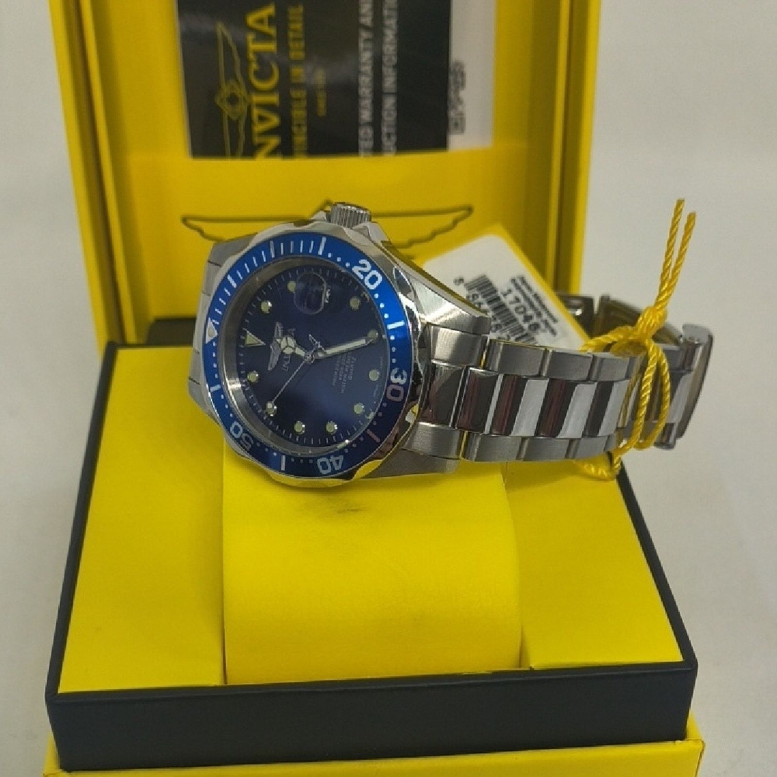 Invicta Like New - Invicta Diver Blue Dial Stainless Steel Women's Size 38 - 7 Thumbnail
