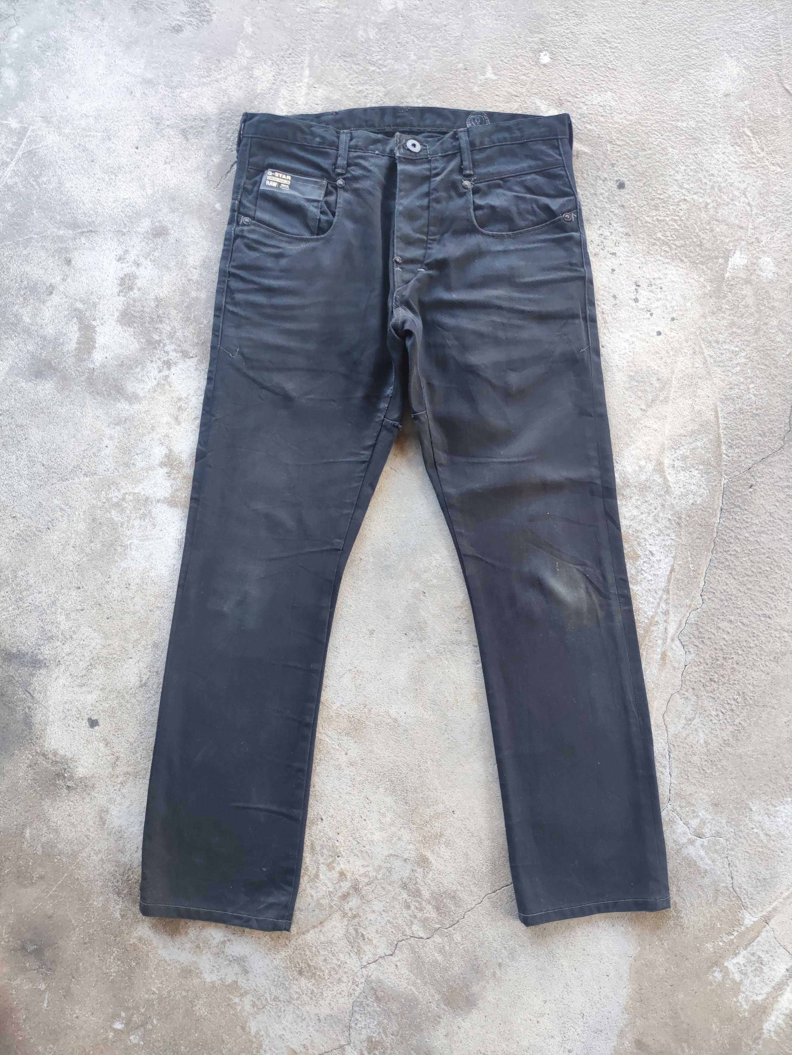 G-Star Vintage G-Star Brand Distressed Casual Pants Size US 33 - 1 Thumbnail