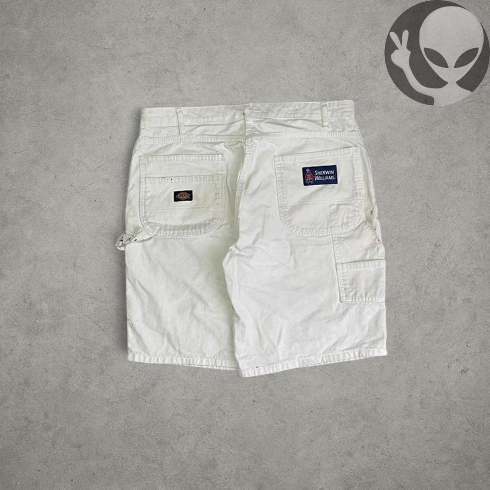 Dickies Dickies Carpenter Shorts 36 white casual workwear Size US 36 / EU 52 - 2 Thumbnail