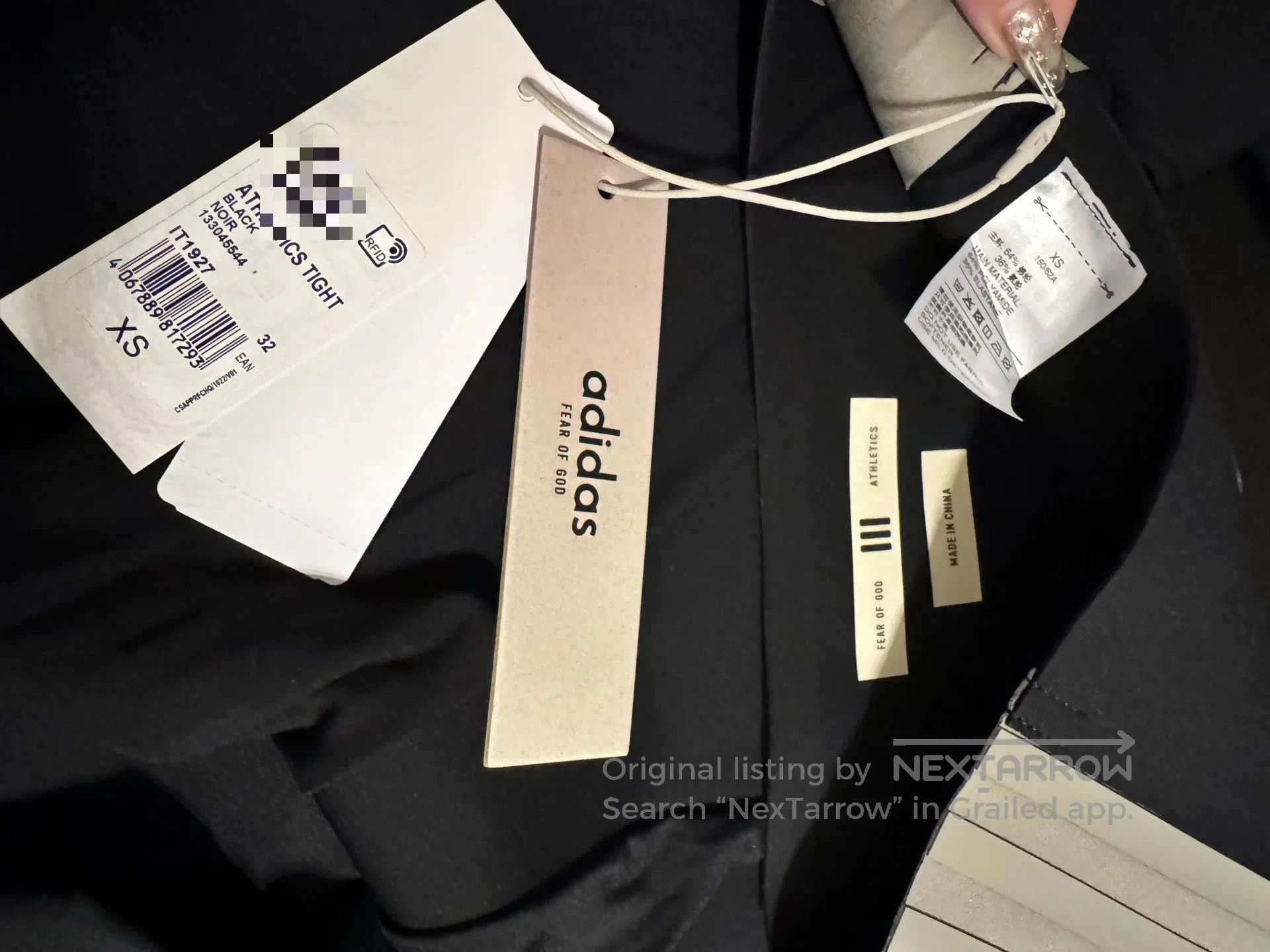 Fear of God Fear of God x Adidas Women's Tight Athletic Set. Size XS / US 0-2 / IT 36-38 - 5 Thumbnail