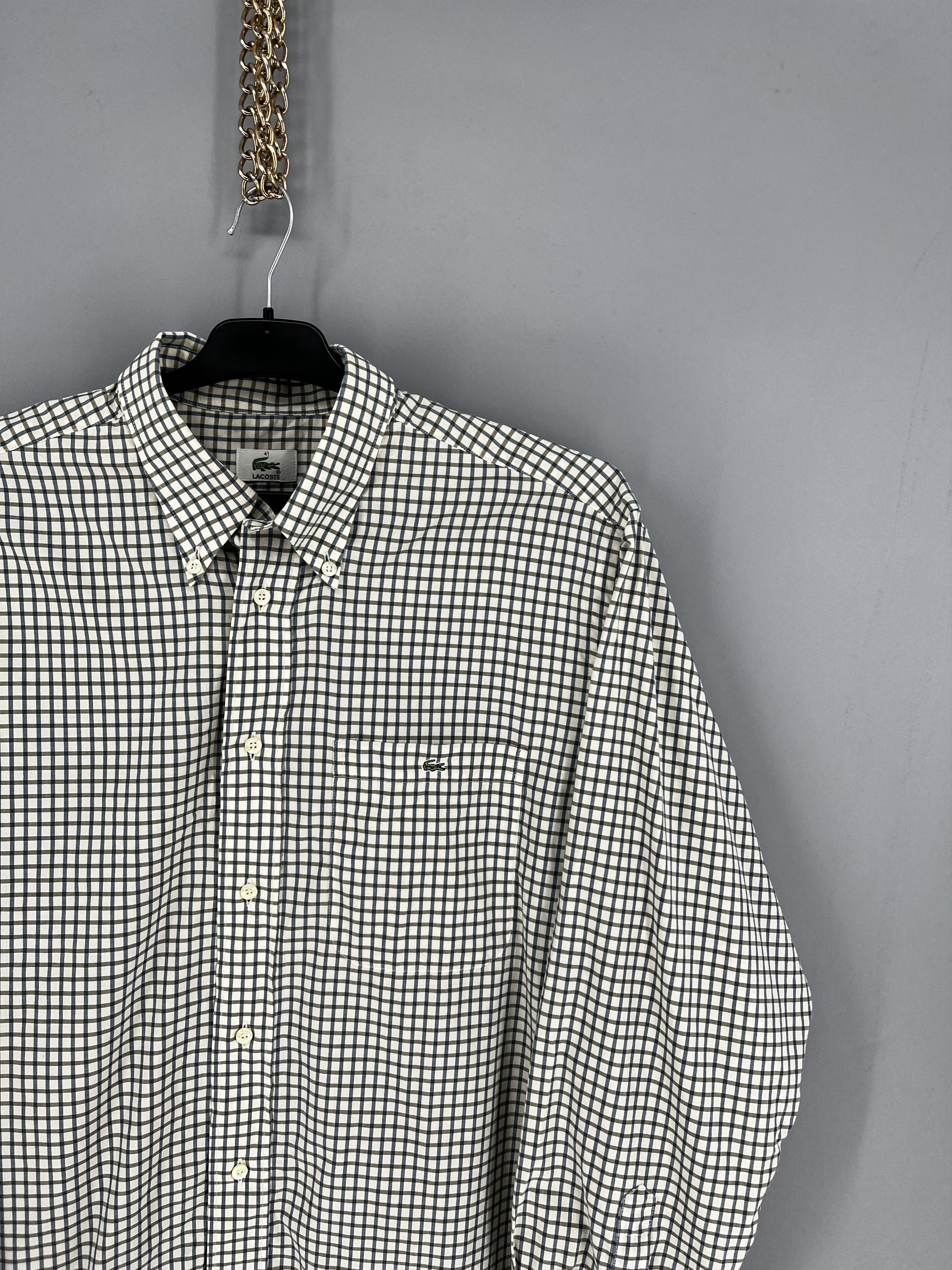 Lacoste Lacoste vintage luxury streetwear shirt Size US L / EU 52-54 / 3 - 5 Thumbnail