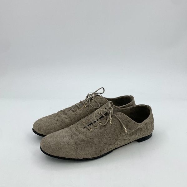 Gucci Gucci Logo Embossed Casual Flats for Men and Women 0079 Size US 5.5 / EU 38 - 1 Thumbnail