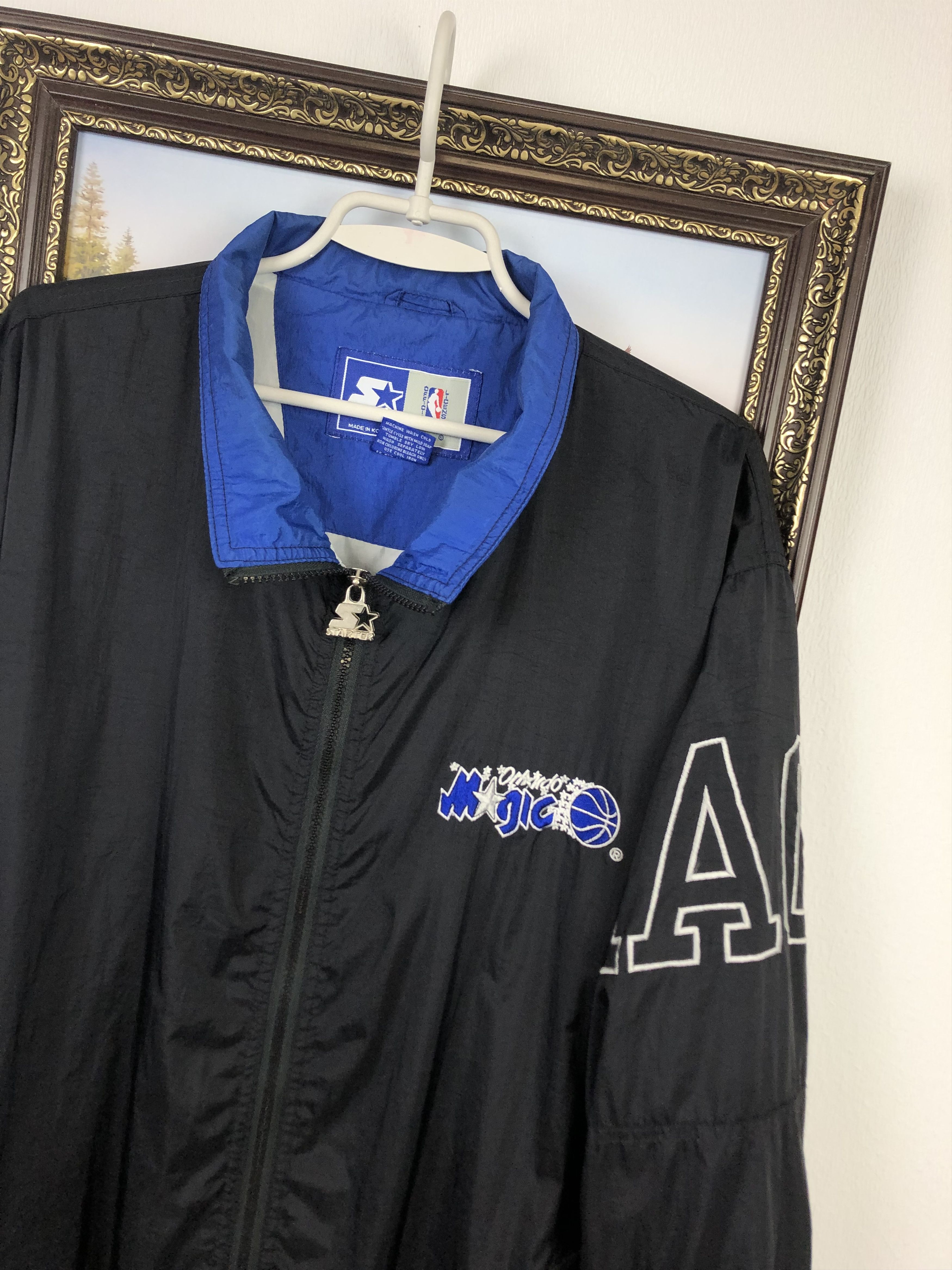 NBA Vintage Starter Orlando Magic NBA Jacket Rare Hype Size US XL / EU 56 / 4 - 4 Thumbnail