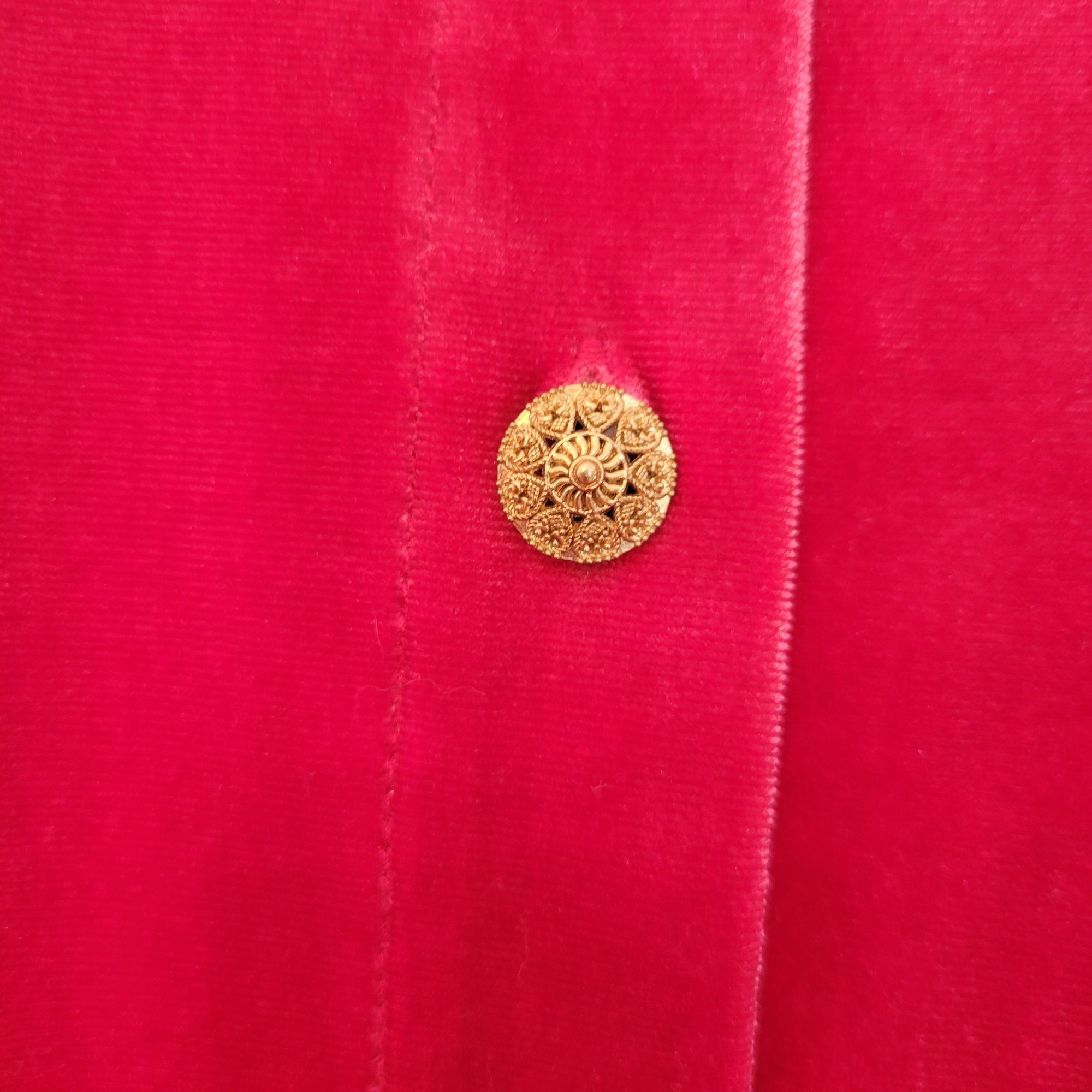 Soft Surroundings Soft Surroundings Enchanted S Sangria Red Velvet Shirt Chris Size S / US 4 / IT 40 - 5 Thumbnail