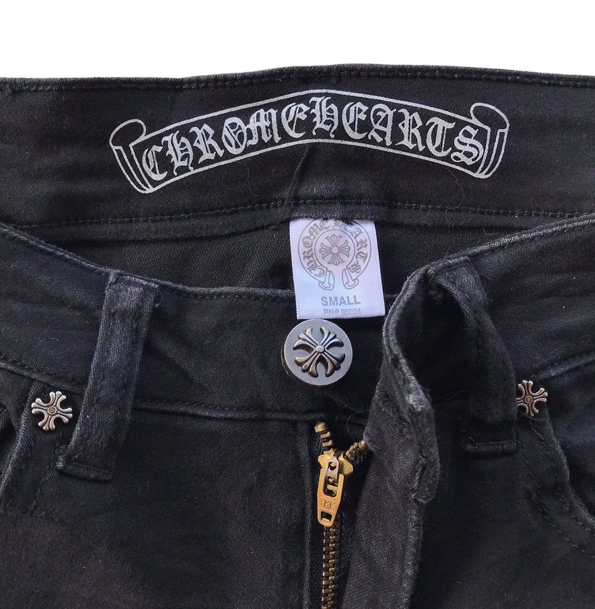 Japanese Brand CH CHROME HEART BLACK PANTS Size US 27 - 16 Thumbnail