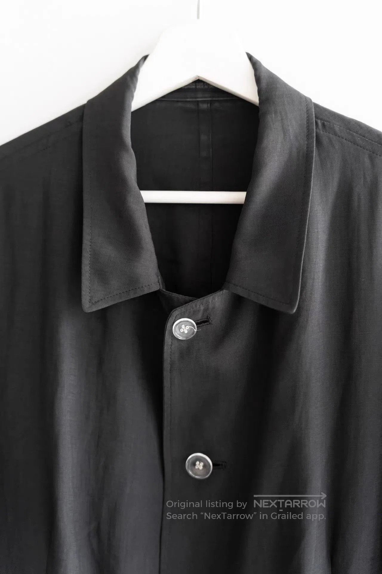 Yohji Yamamoto Black Button. Size US M / EU 48-50 / 2 - 3 Thumbnail