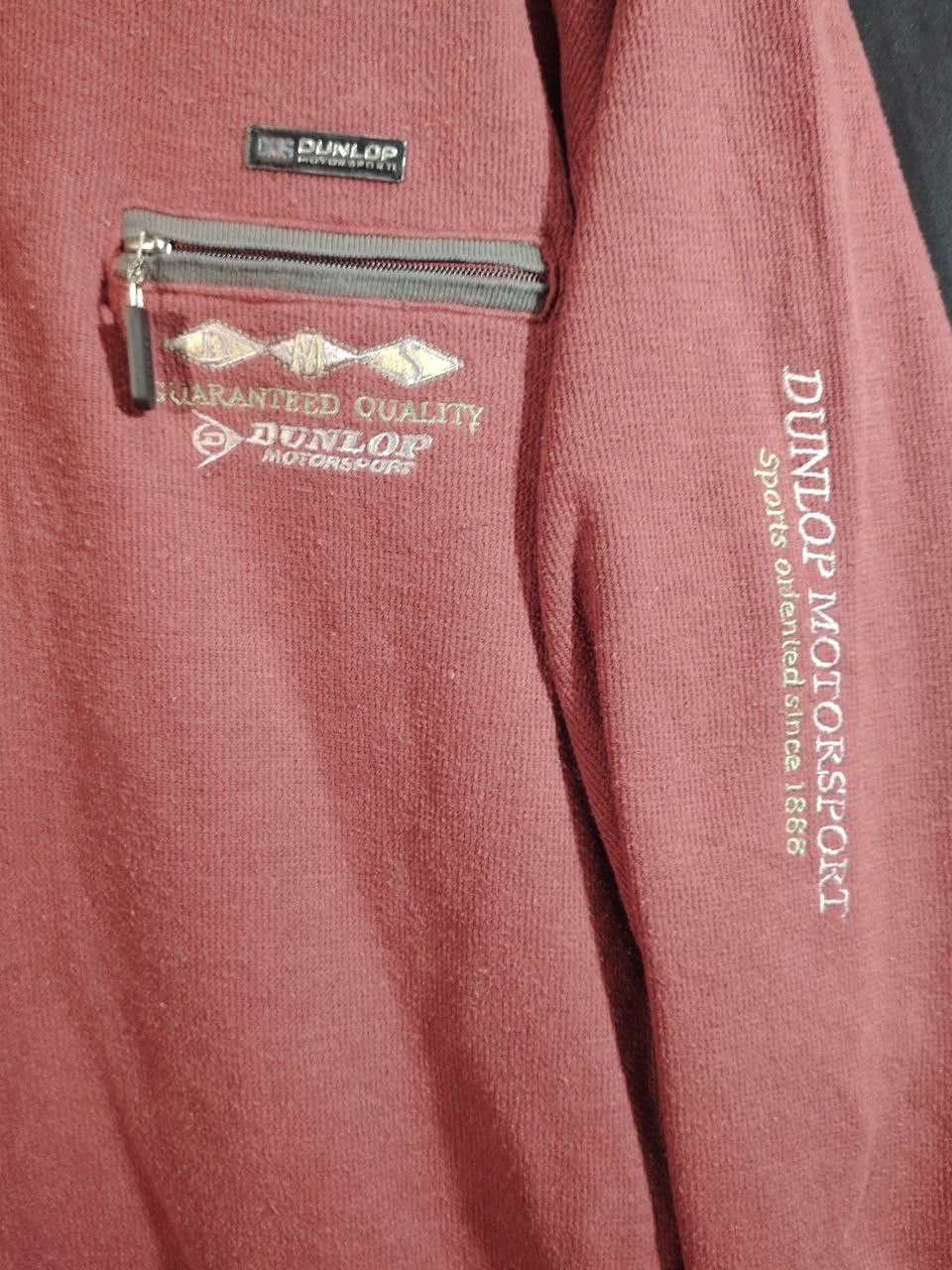 Dunlop RARE VINTAGE 90s Dunlop Motorsport Quarter-Zip Jumper Size US L / EU 52-54 / 3 - 4 Thumbnail