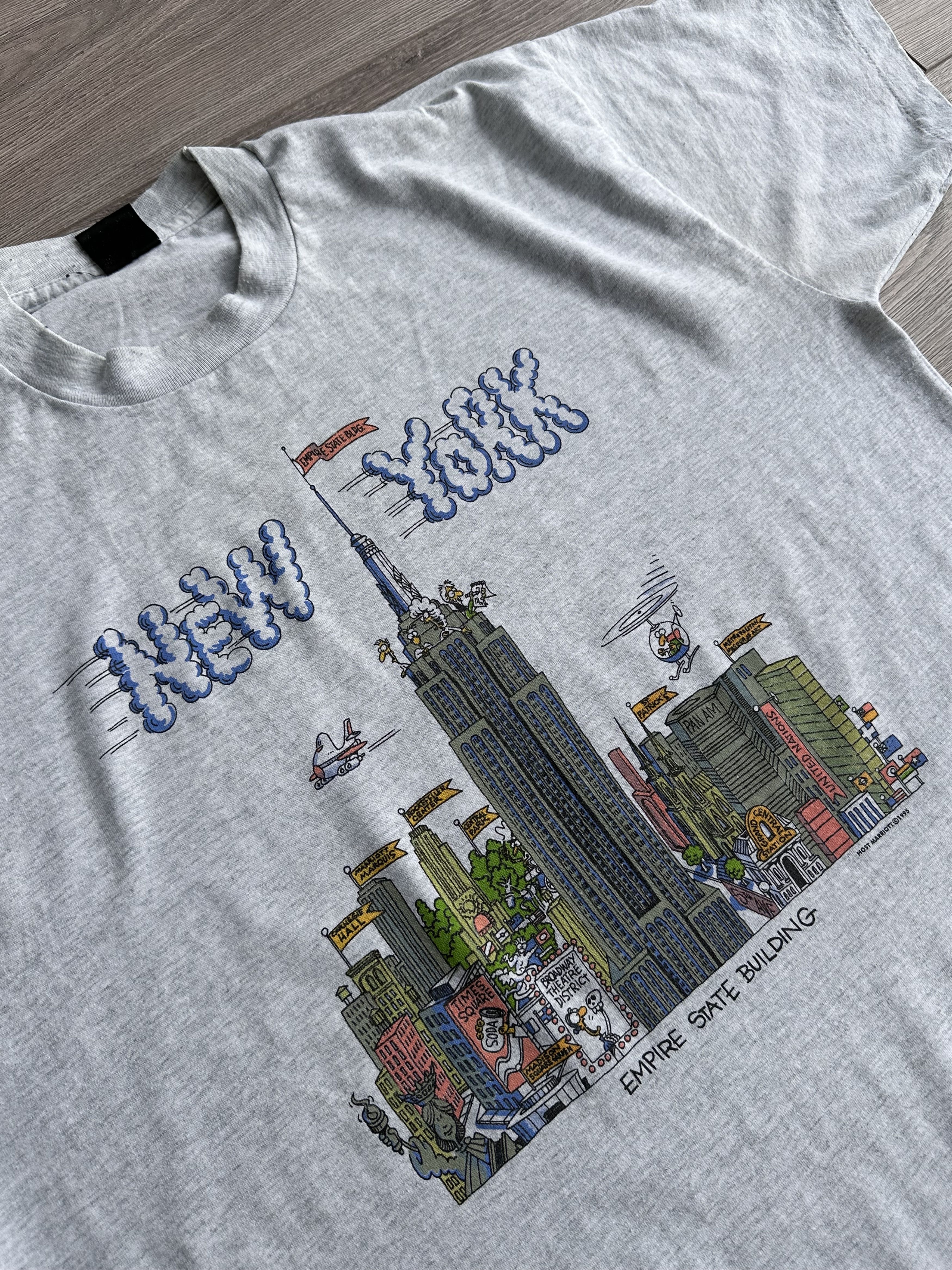 Vintage New York EMPIRE STATE BUILDING vintage t shirt Size US XL / EU 56 / 4 - 3 Thumbnail