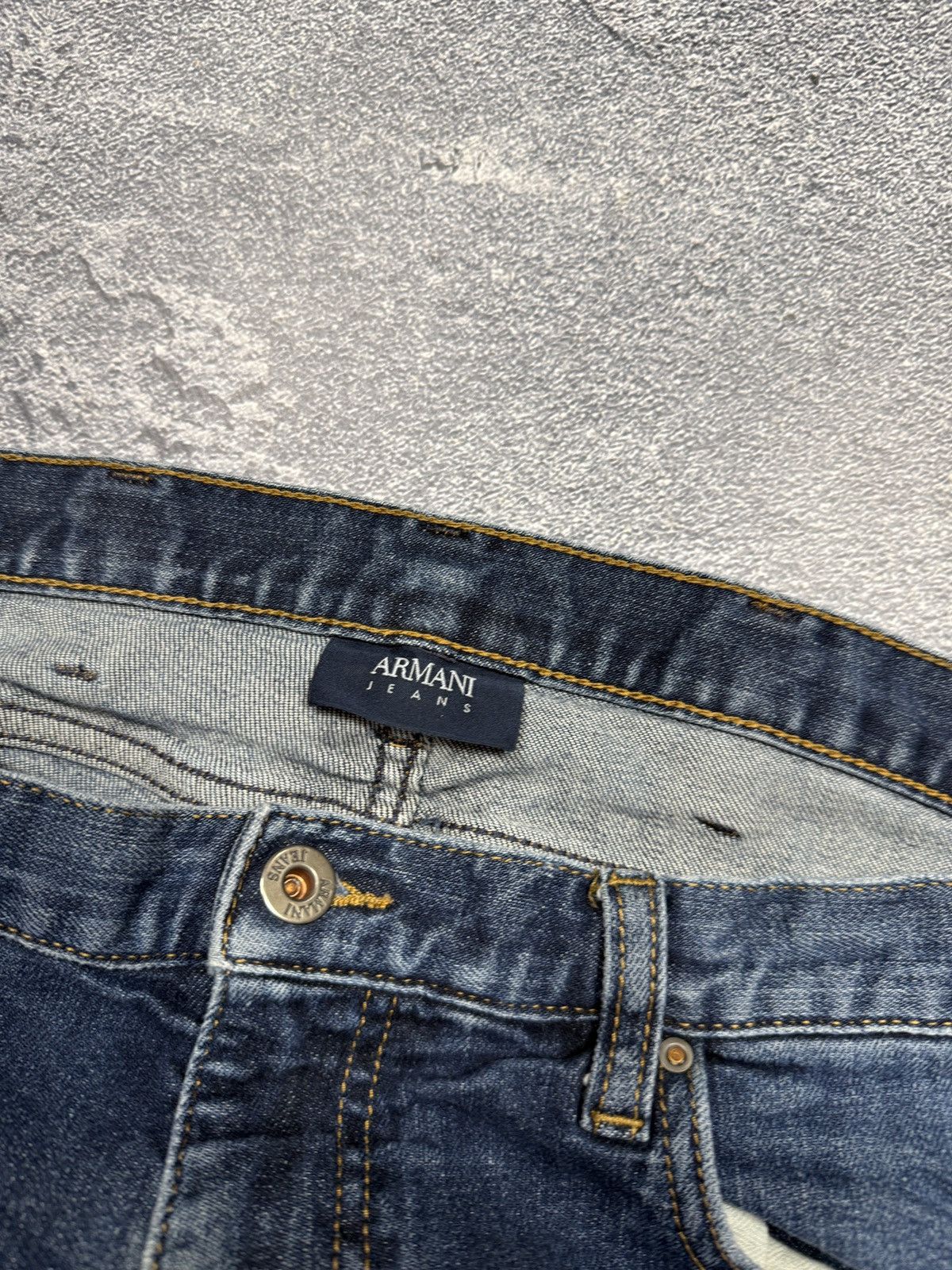 Armani × Vintage Armani Jeans Vintage Mens Denim Pants Jeans Size US 36 / EU 52 - 6 Thumbnail