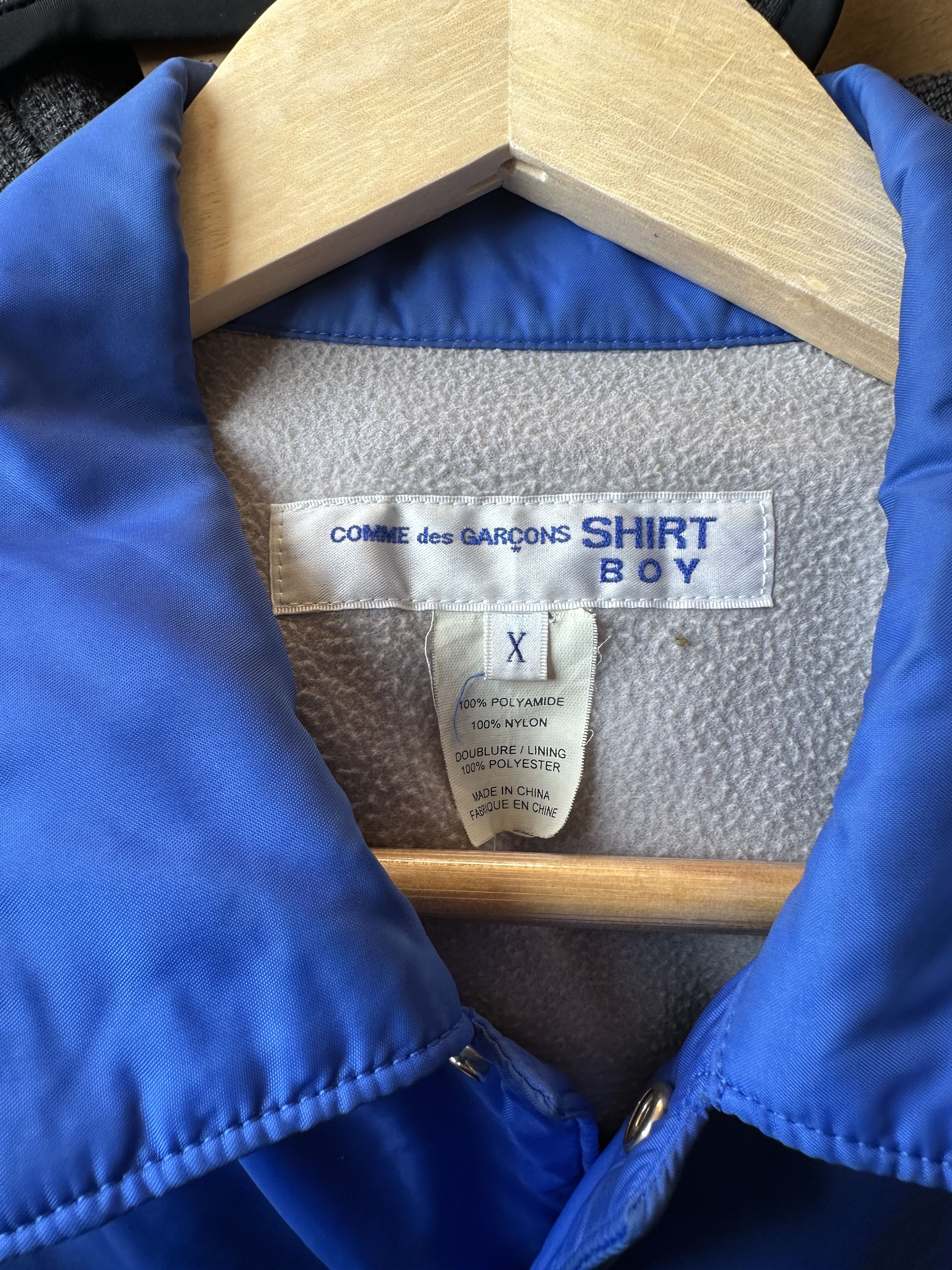 Comme des Garcons Comme des Garcons SHIRT boy Logo Snap Jacket Size US M / EU 48-50 / 2 - 3 Thumbnail