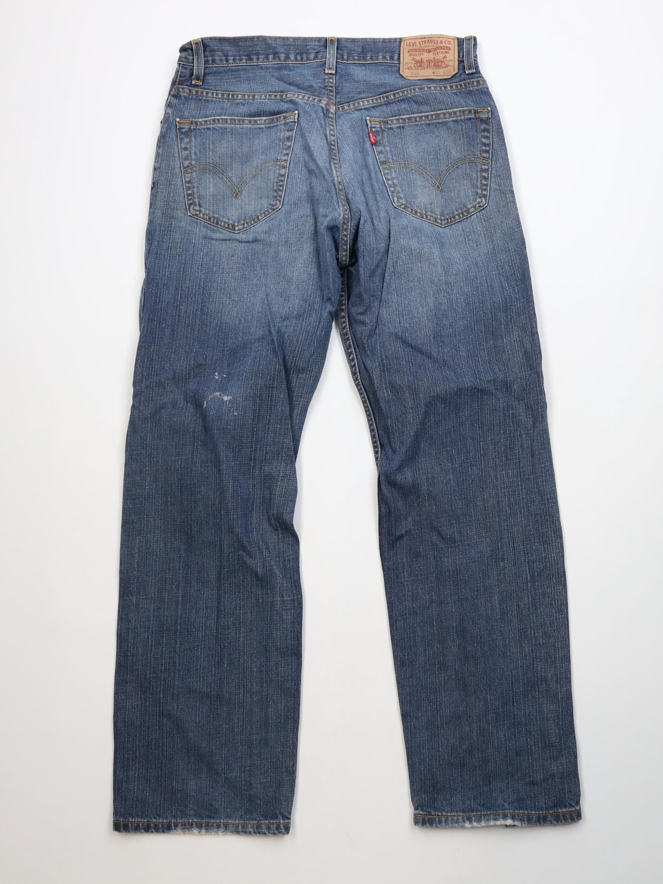 Levi's Vintage Y2K Levis 559 Relaxed Straight Wide Leg Jeans Blue Size US 33 - 12 Thumbnail