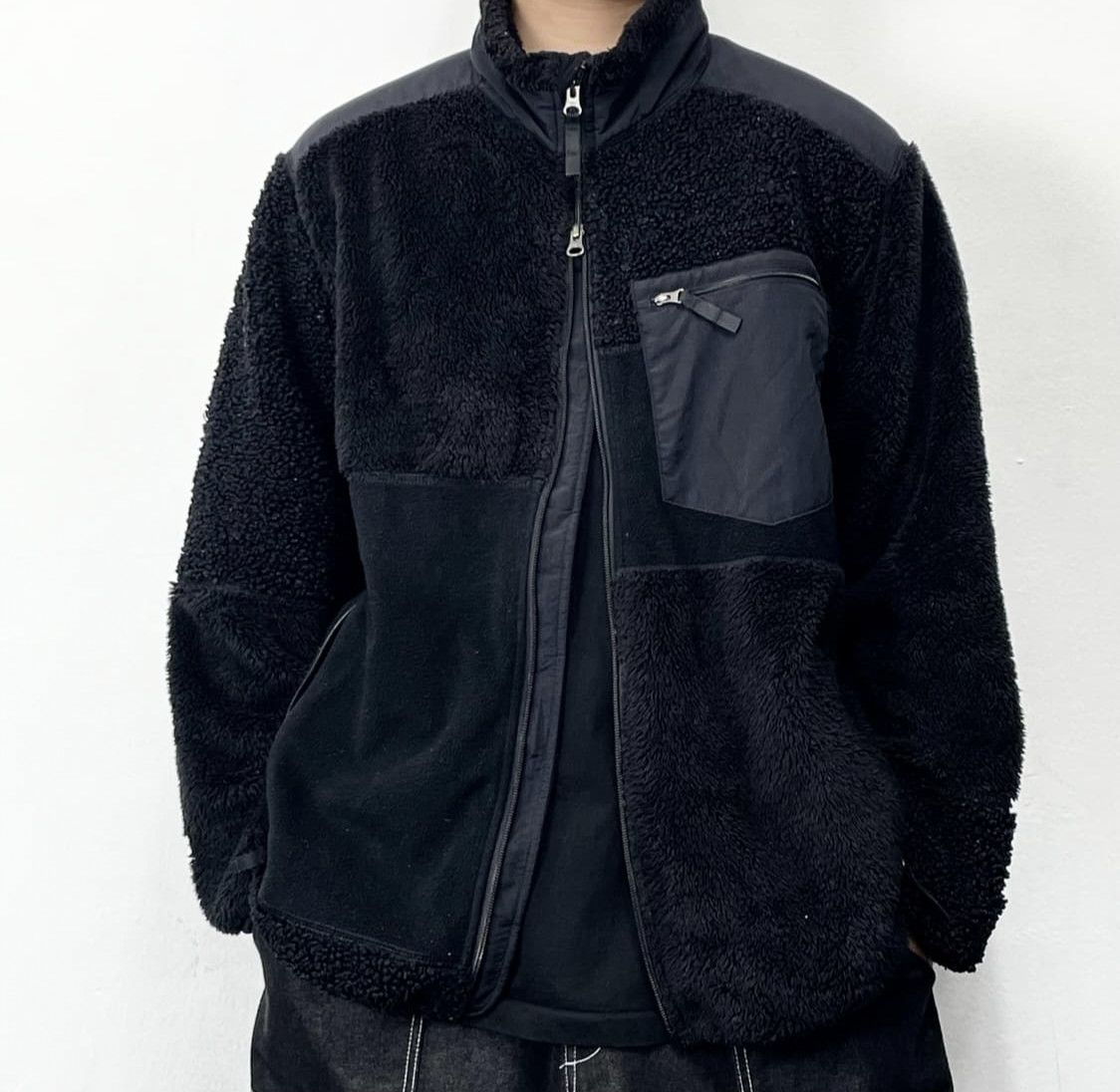 Uniqlo × White Mountaineering WHITE MOUNTAINEERING X UNIQLO FLEECE SWEATSHIRT JACKET Size US L / EU 52-54 / 3 - 1 Thumbnail