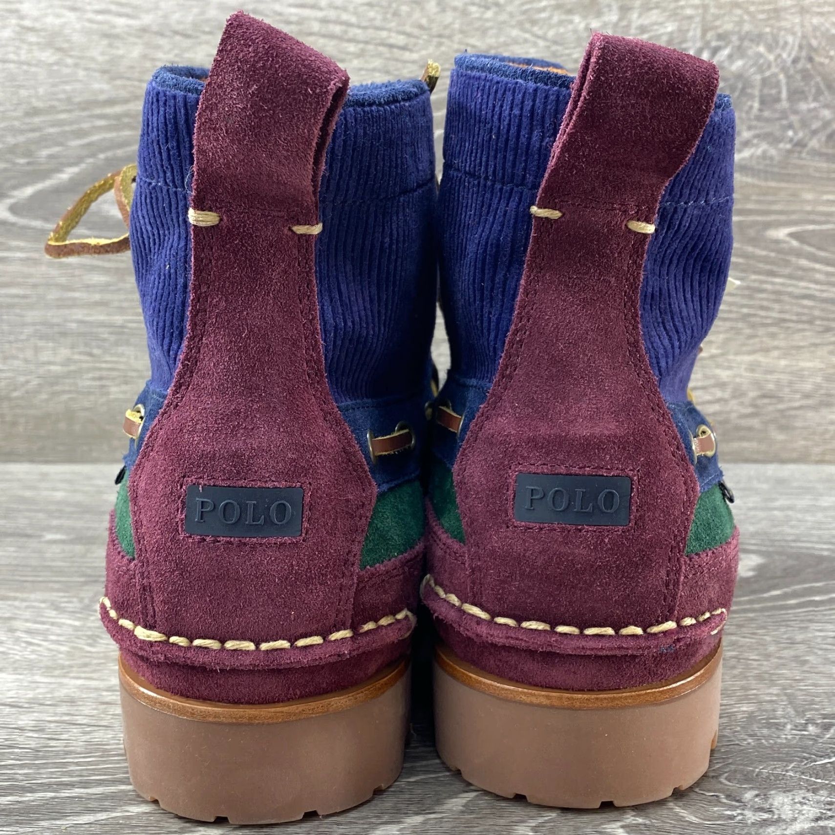 Polo Ralph Lauren Polo Ralph Lauren Country Ranger MID Color Block Suede Corduroy Boots Men's 9.5 Size US M / EU 48-50 / 2 - 7 Thumbnail