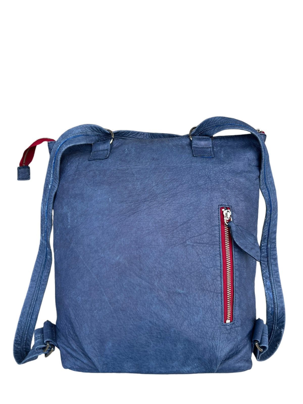 Leather Vintage Brongel Japan Patina Napa Leather 2 Way Backpack Bag Size ONE SIZE - 9 Thumbnail
