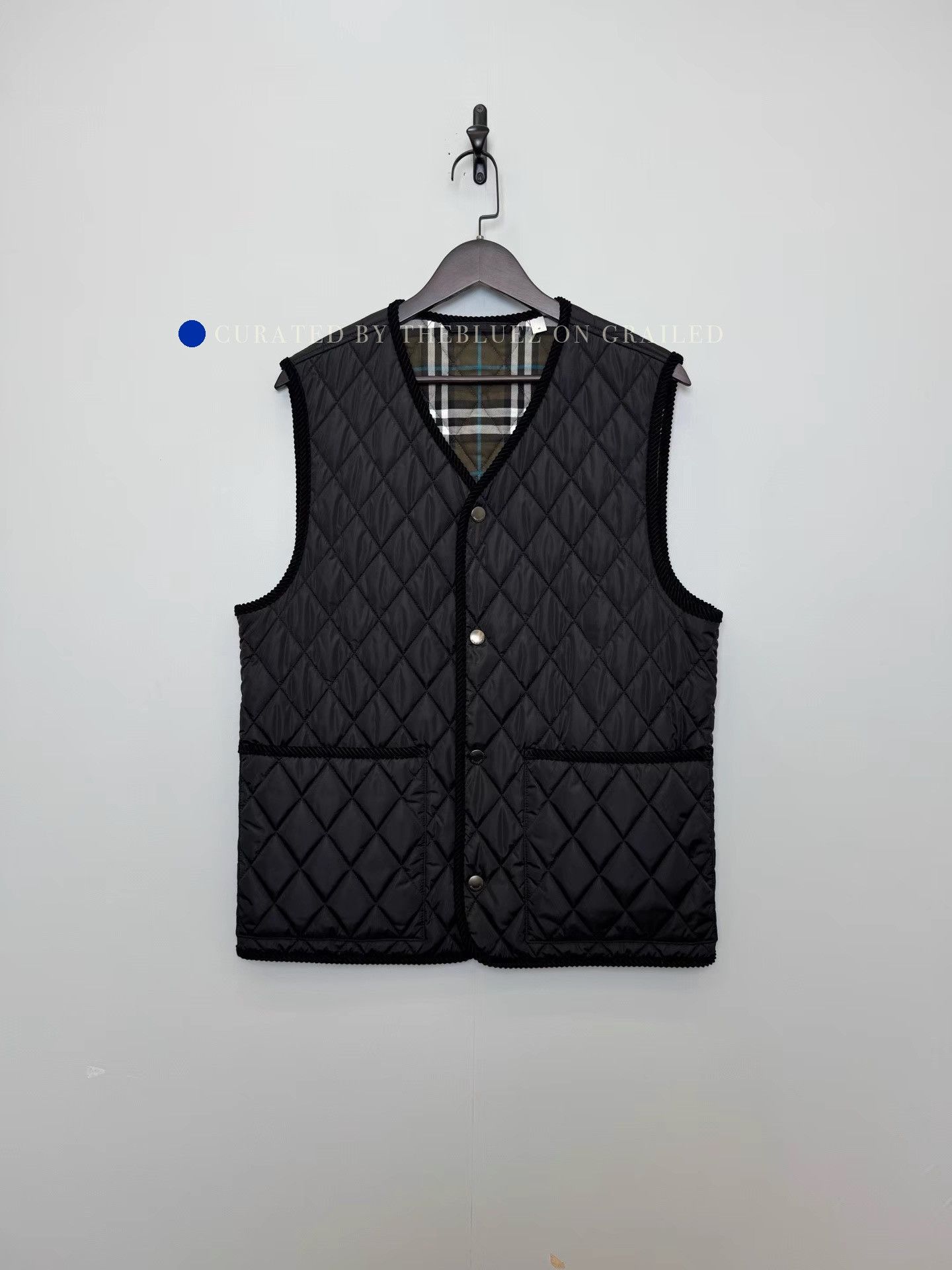 Burberry Quilted Cotton Gilet in Black Size US M / EU 48-50 / 2 - 1 Thumbnail