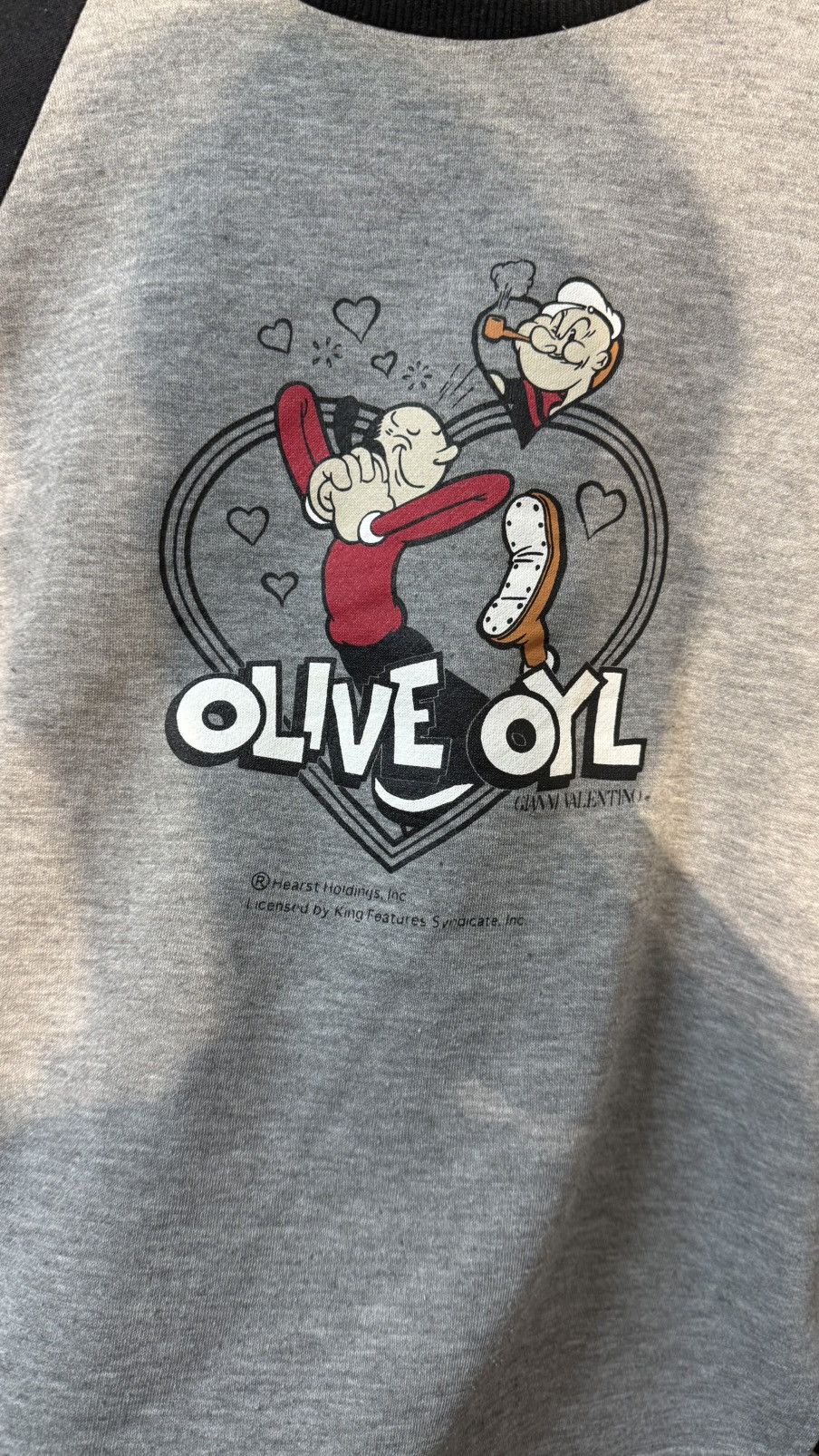Gianni Valentino VINTAGE GIANNI VALENTINO X POPEYE OLIVE OYL CREWNECK Size US L / EU 52-54 / 3 - 4 Thumbnail