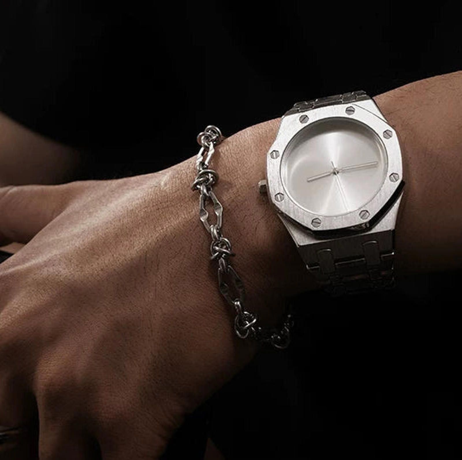 Jewelry Thorn-Knot Metal Chain Bracelet | Adjustable Unisex Size ONE SIZE - 4 Thumbnail