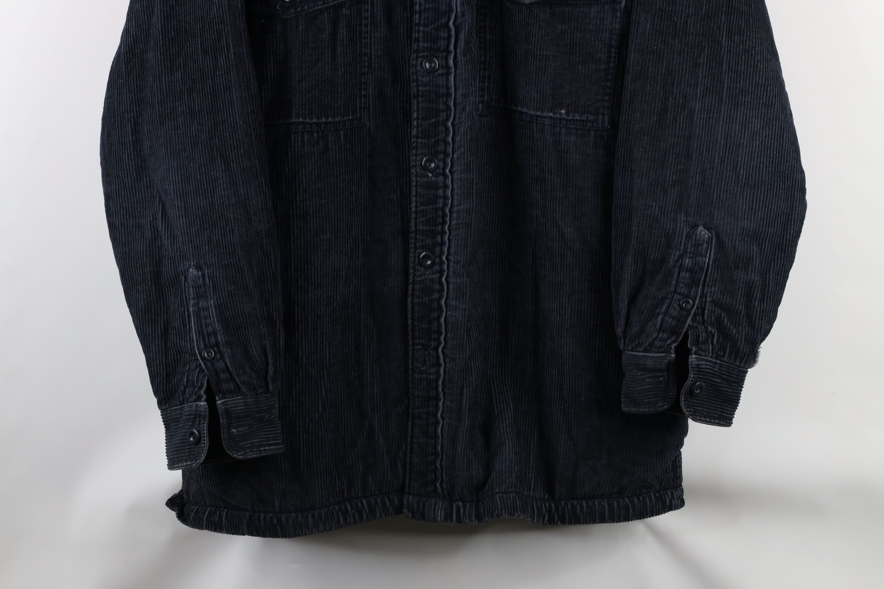 Vintage Vintage 90s Streetwear Fleece Lined Corduroy Shirt Jacket Size US M / EU 48-50 / 2 - 3 Thumbnail