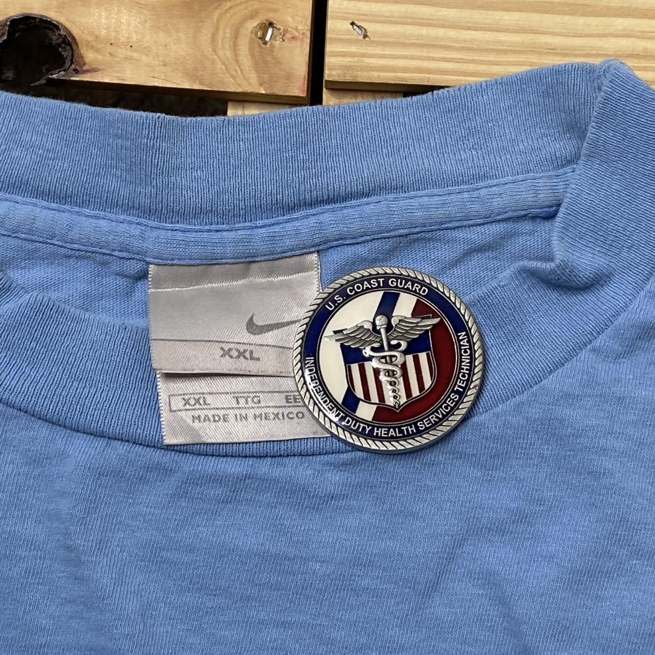 Nike Vintage Nike Air Force 1 Blue Tee Size 2XL Size US XXL / EU 58 / 5 - 4 Thumbnail