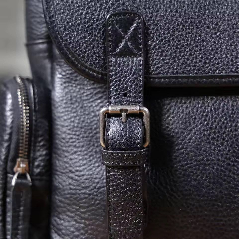 Genuine Leather Casual Genuine Leather Backpack Size ONE SIZE - 7 Thumbnail