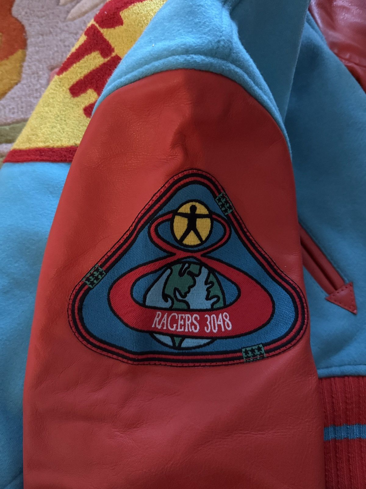 Other Members of the Rage Classic Varsity Jacket in Cyan Blue Size US M / EU 48-50 / 2 - 4 Thumbnail