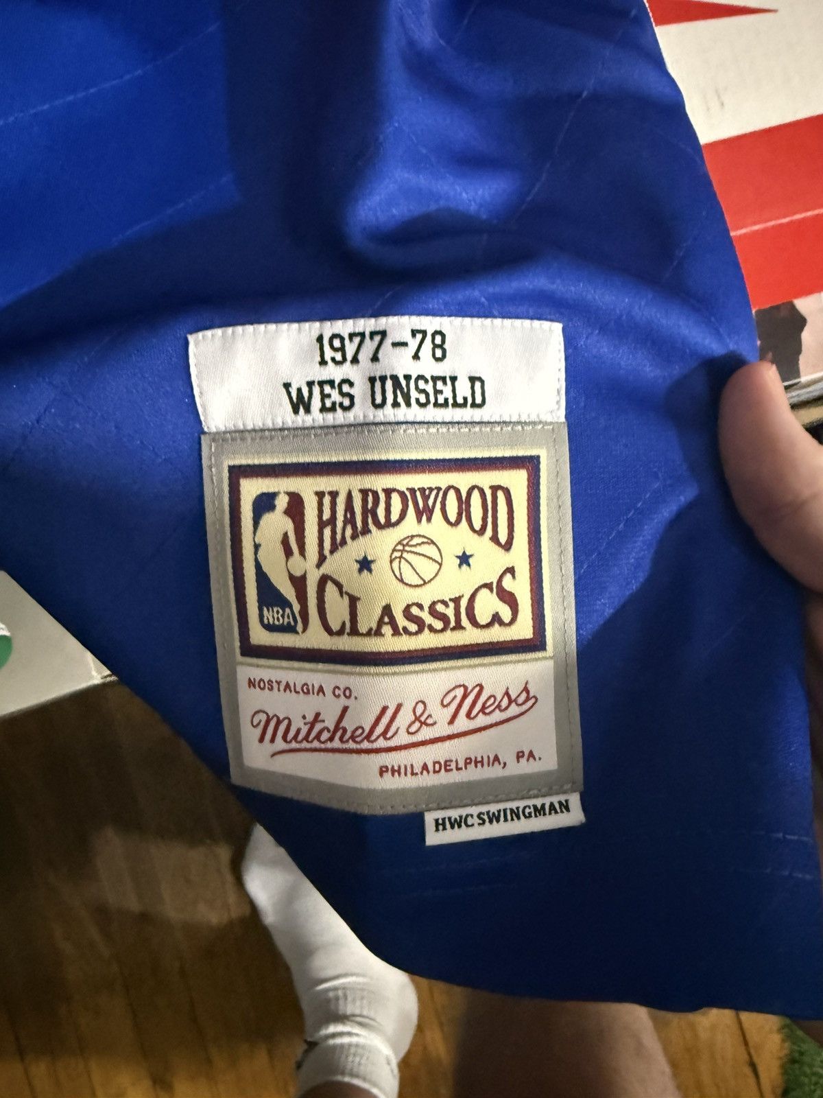 Mitchell & Ness Washington bullets jersey wes unseld sz M Size US M / EU 48-50 / 2 - 3 Thumbnail