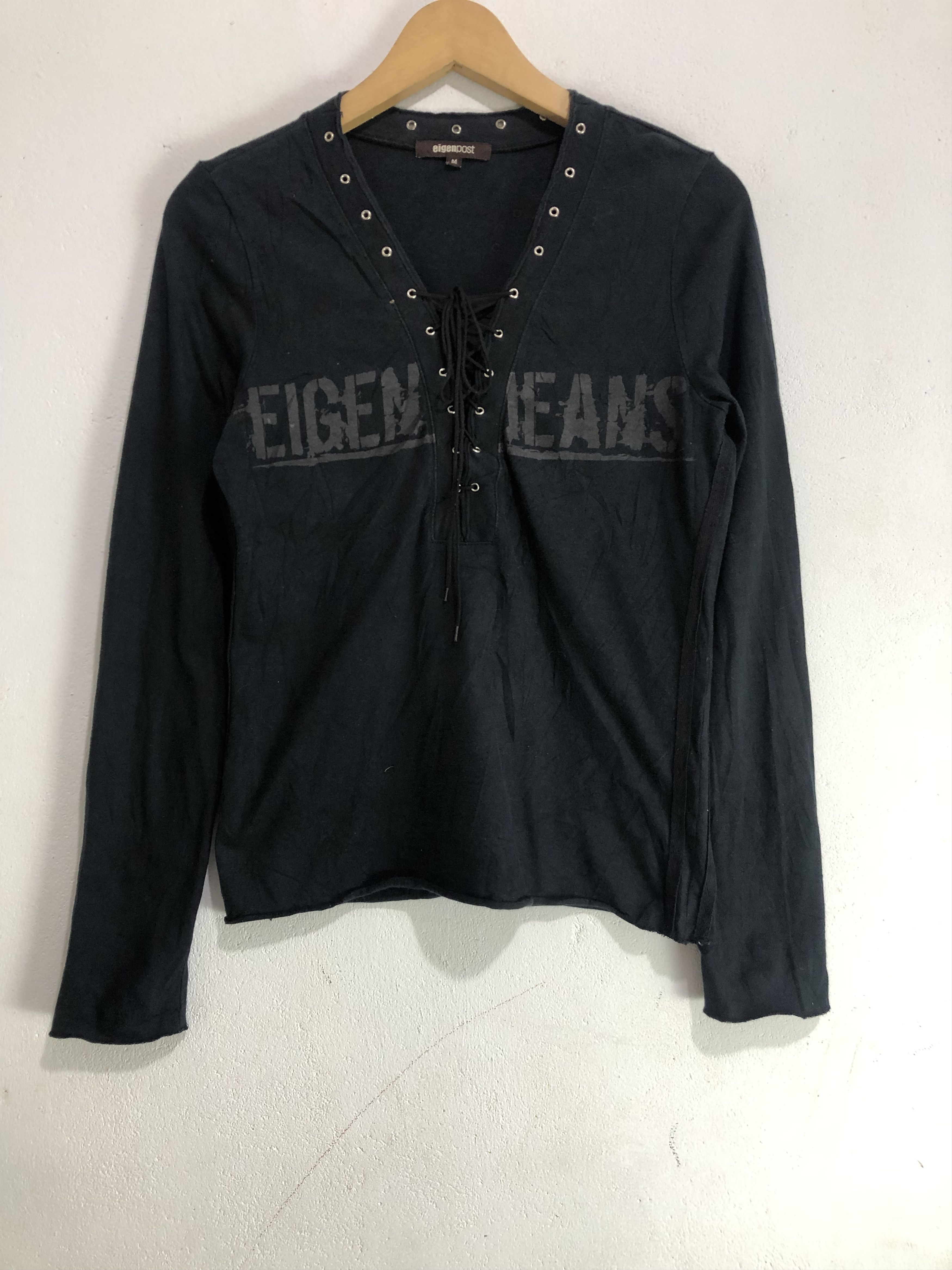 KMRii Distressed Gothic Poem Eigen Jeans Post Rock Punk Style Size US M / EU 48-50 / 2 - 1 Thumbnail