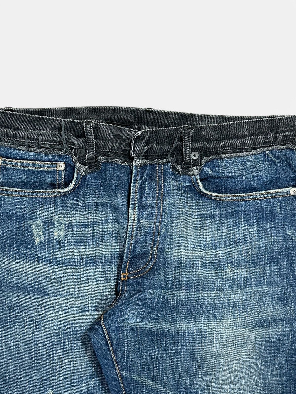 Dior × Hedi Slimane Dior Homme - AW06 Cummerbund Denim Size US 33 - 4 Thumbnail