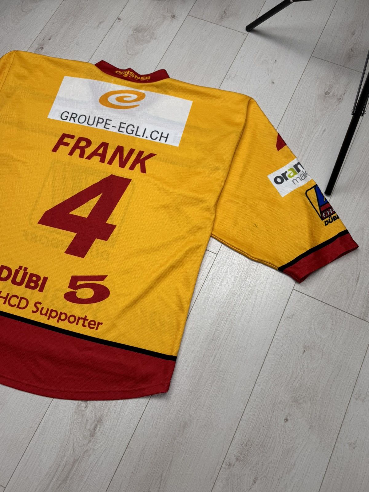 NHL OCHSNER Ehc Dubendorf #4 FRANK Swiss Hockey Jersey Size XL Size US XL / EU 56 / 4 - 8 Thumbnail