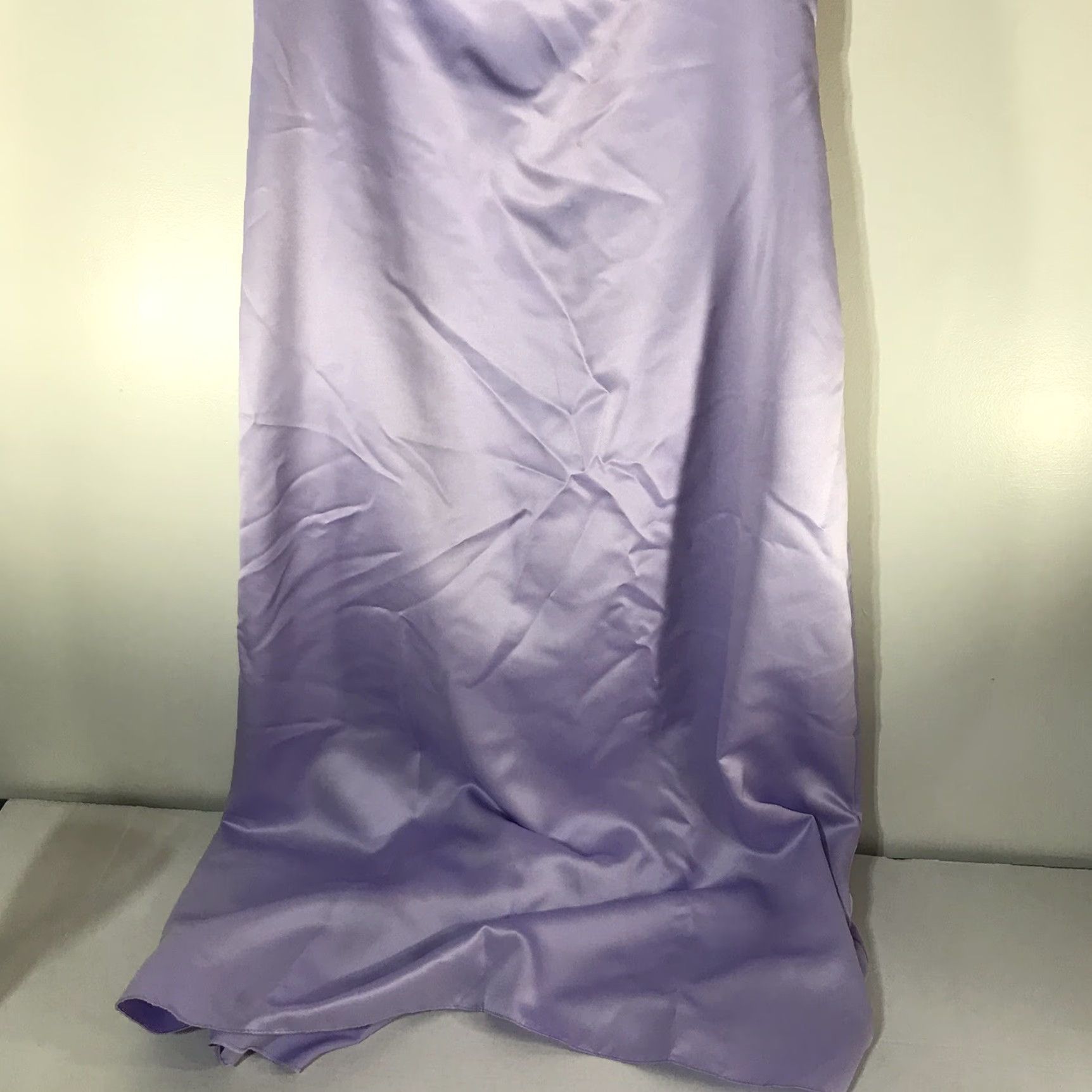 JCPenney VINTAGE JCPenney Alfred Angelo Women's Formal Dress 18 Purple A-line Satin Lace Victorian US Size 3XL / US 20-22 - 2 Thumbnail